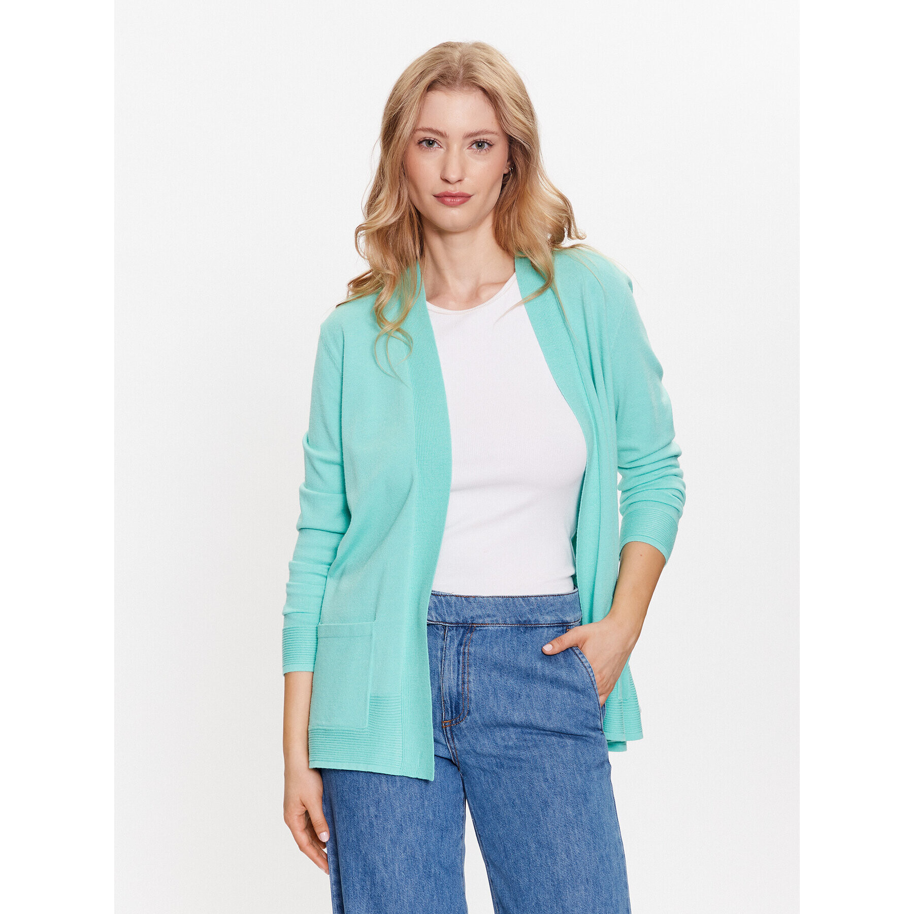 Olsen Кардиган 11003992 Зелен Regular Fit - Pepit.bg