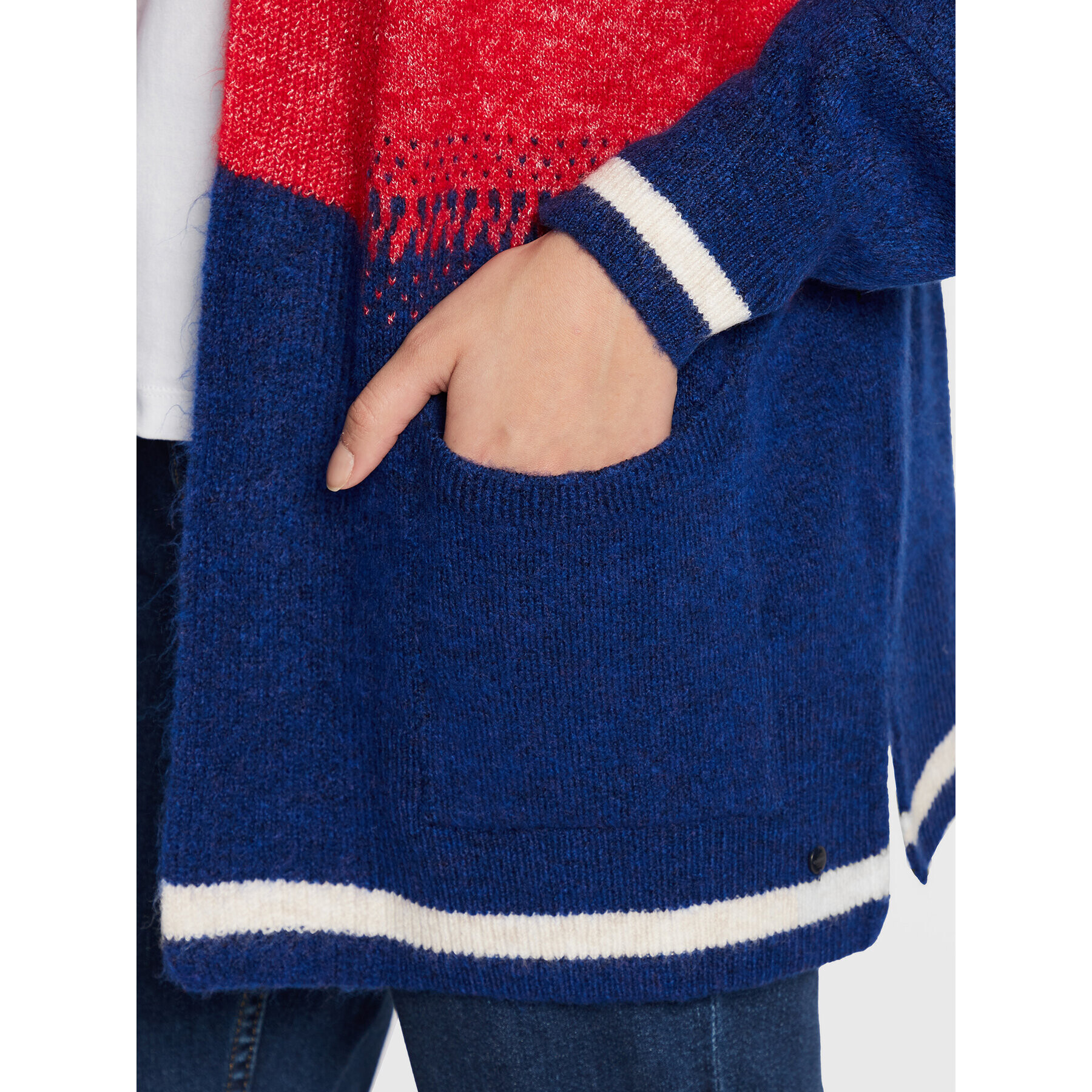 Olsen Кардиган Cora 11003783 Цветен Relaxed Fit - Pepit.bg