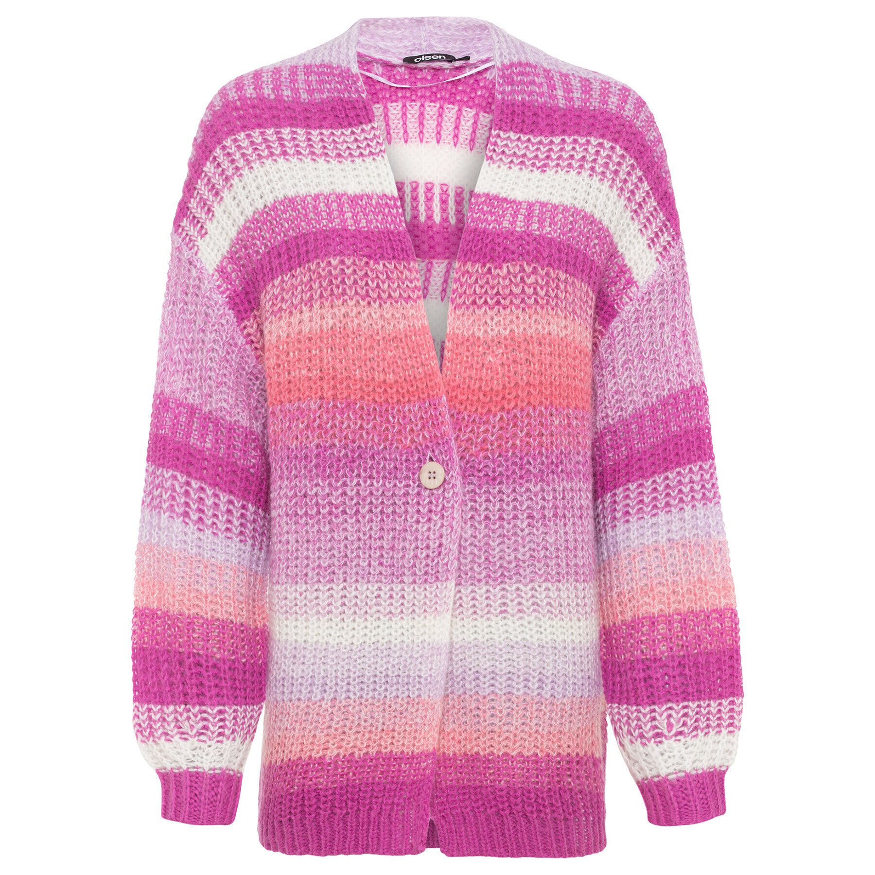 Olsen Кардиган Cora 11003965 Розов Regular Fit - Pepit.bg