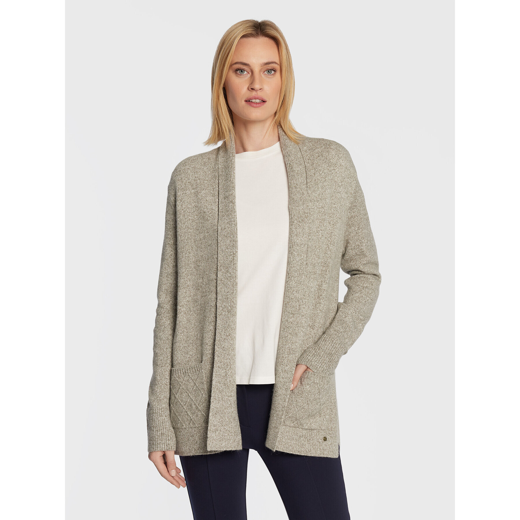Olsen Кардиган Henny 11003787 Сив Regular Fit - Pepit.bg