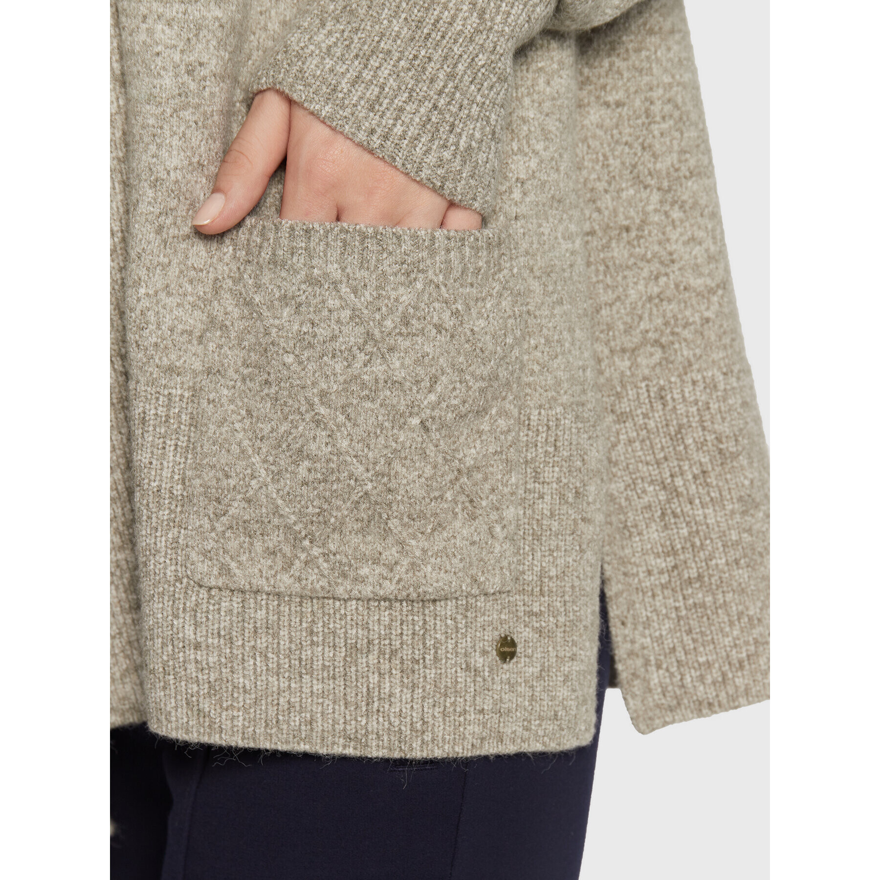 Olsen Кардиган Henny 11003787 Сив Regular Fit - Pepit.bg