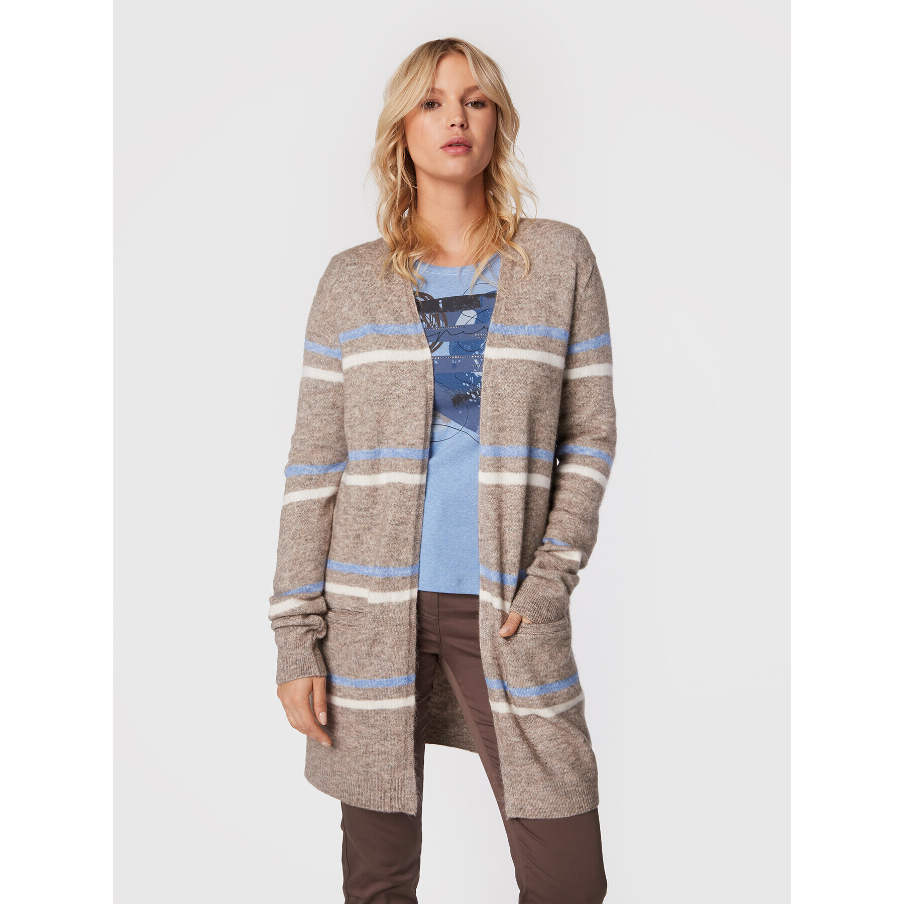 Olsen Кардиган Henny 11003811 Бежов Regular Fit - Pepit.bg