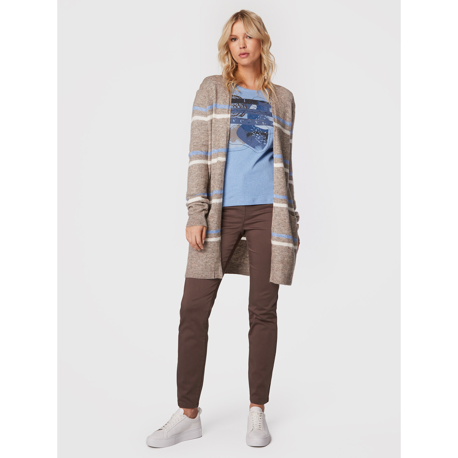 Olsen Кардиган Henny 11003811 Бежов Regular Fit - Pepit.bg