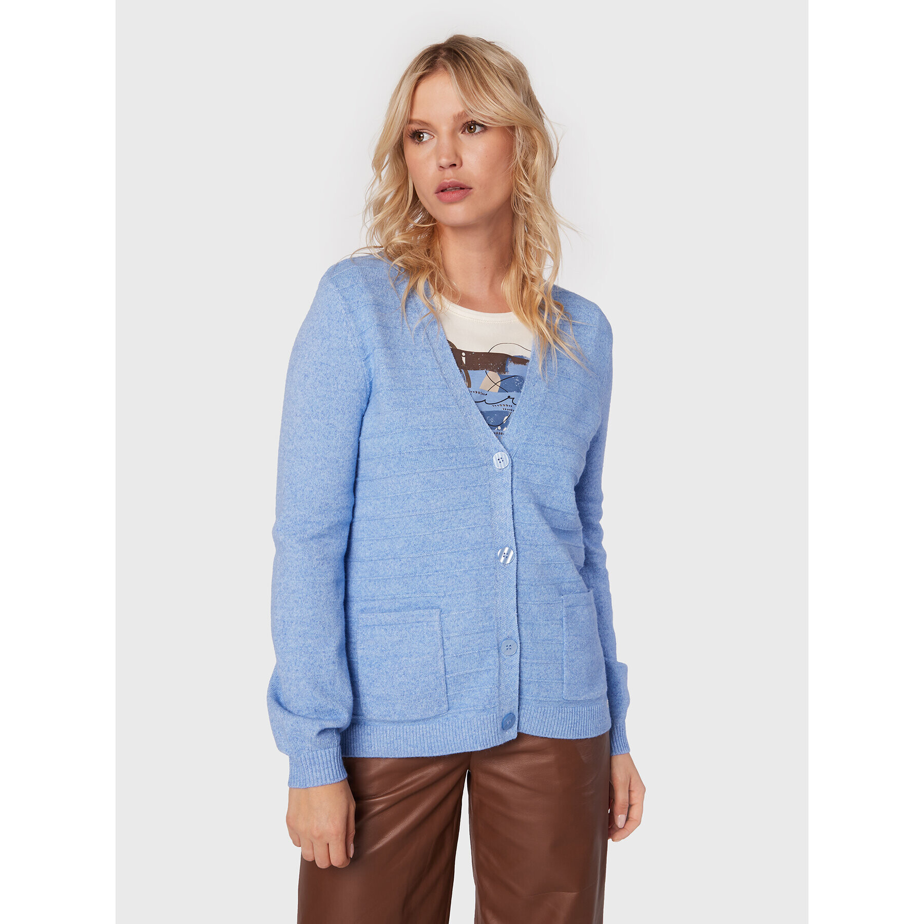Olsen Кардиган Henny 11003832 Син Regular Fit - Pepit.bg