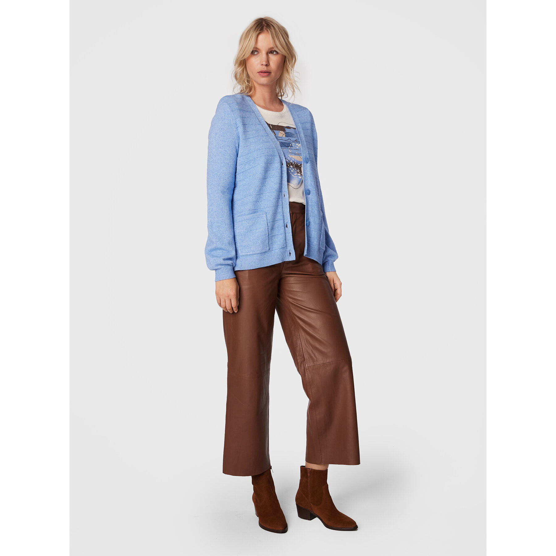 Olsen Кардиган Henny 11003832 Син Regular Fit - Pepit.bg