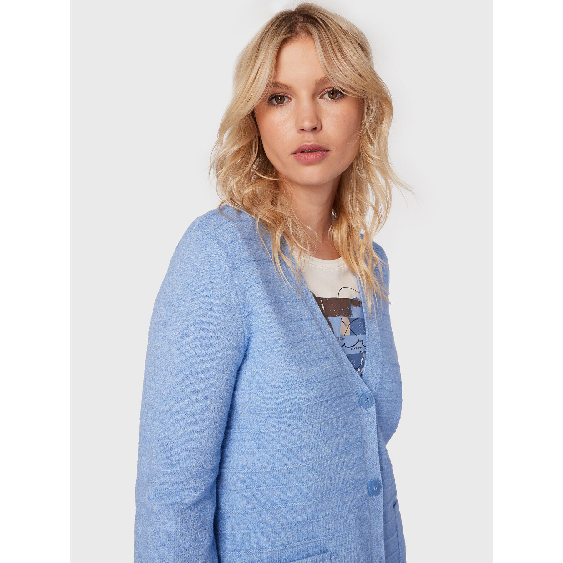 Olsen Кардиган Henny 11003832 Син Regular Fit - Pepit.bg