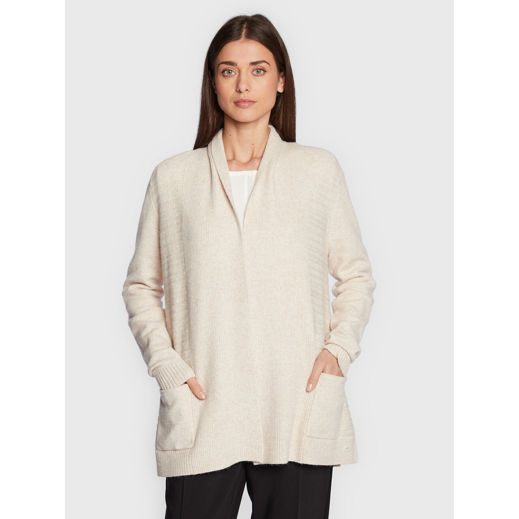 Olsen Кардиган Henny 11003864 Екрю Regular Fit - Pepit.bg