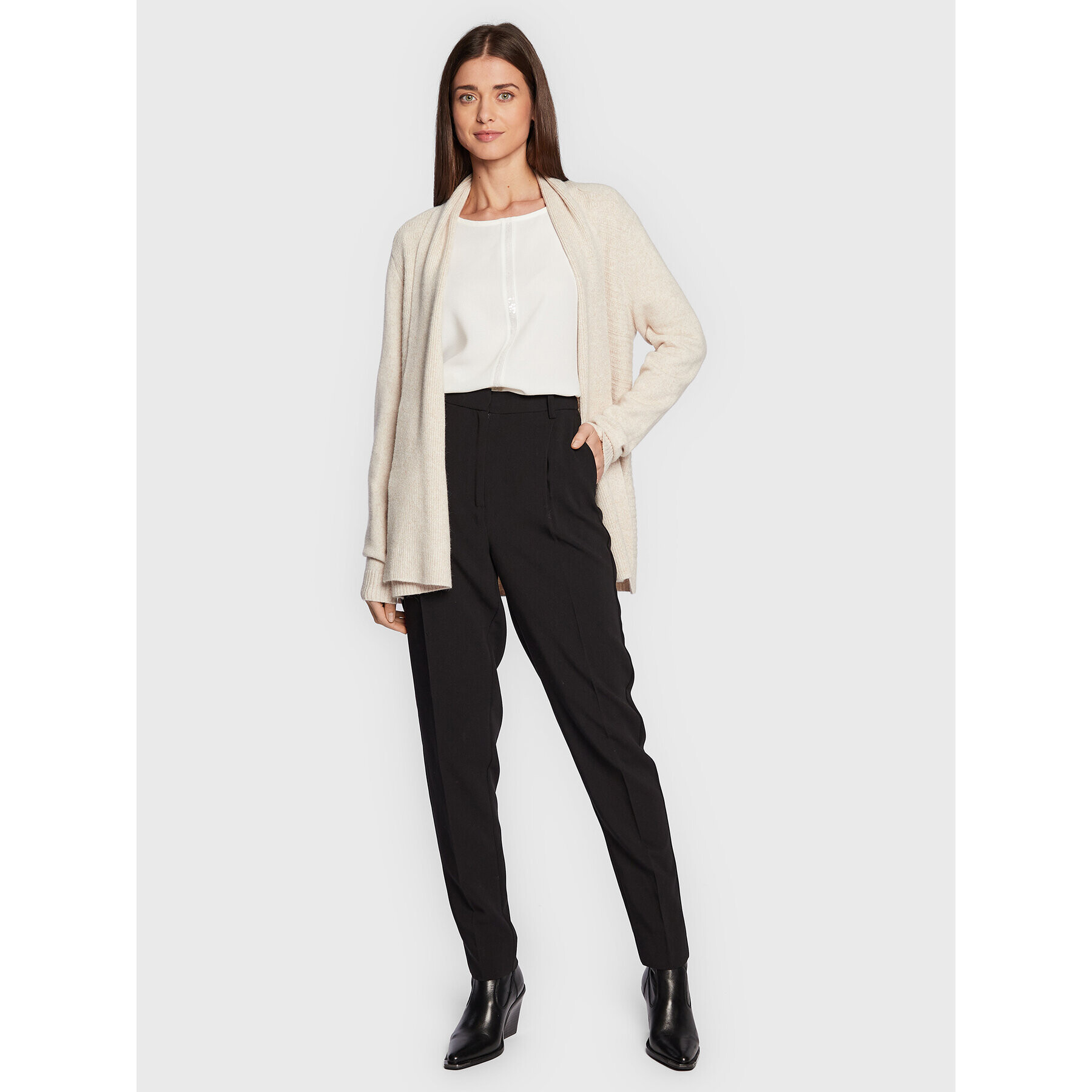 Olsen Кардиган Henny 11003864 Екрю Regular Fit - Pepit.bg