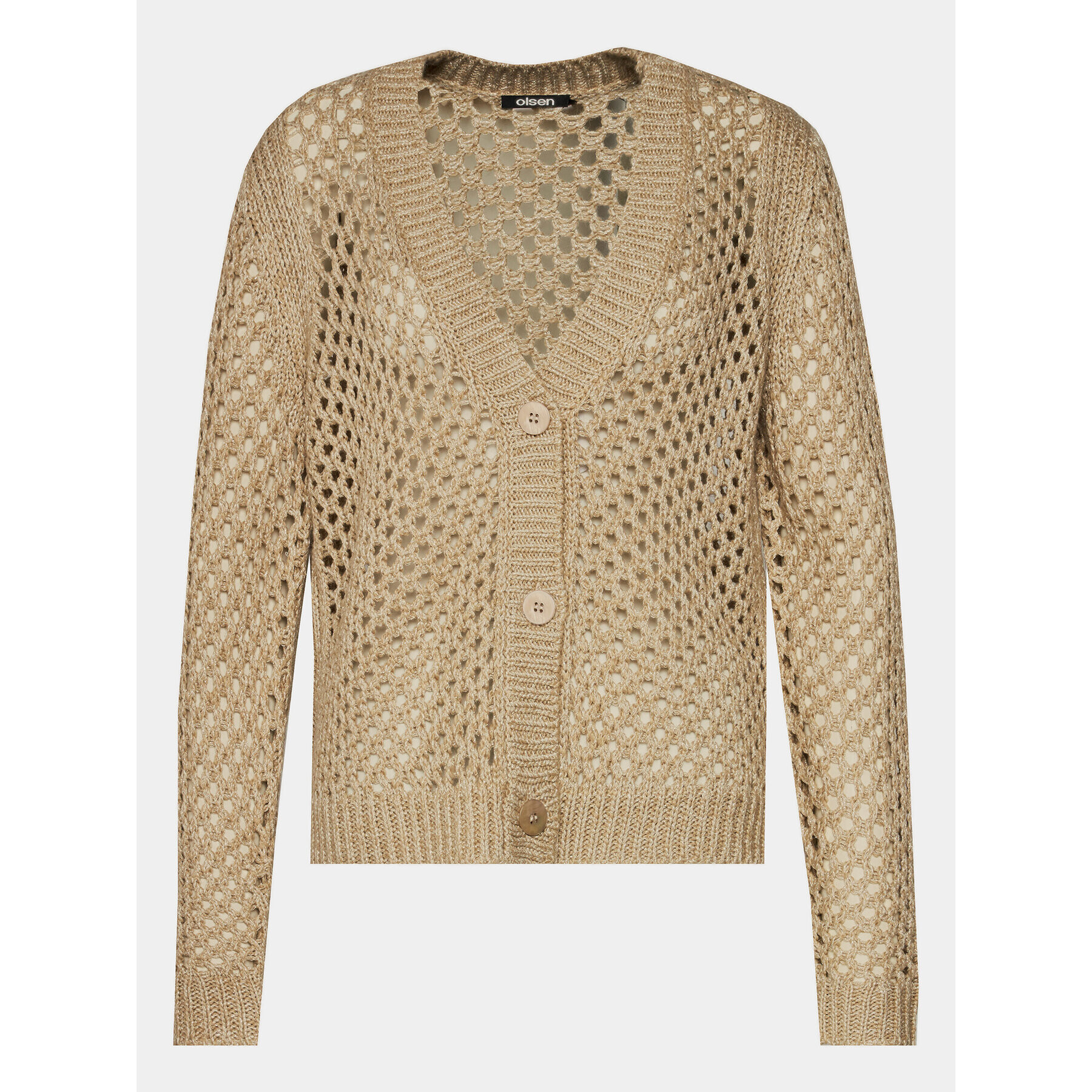 Olsen Кардиган Henny 11004183 Бежов Regular Fit - Pepit.bg
