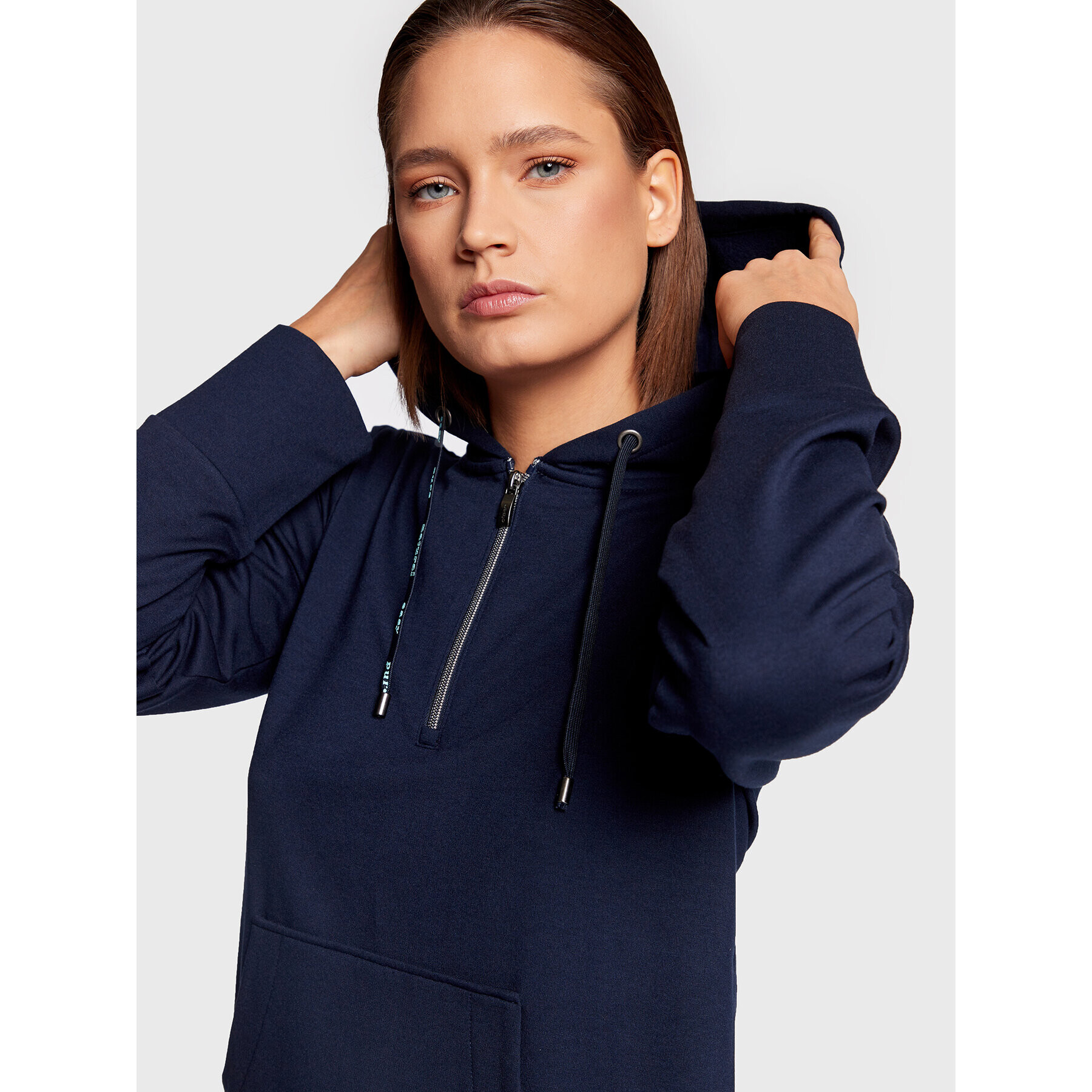 Olsen Плетена рокля Comfy Code 13001664 Тъмносин Regular Fit - Pepit.bg