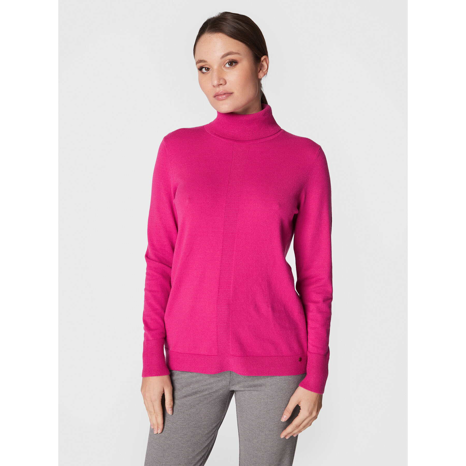 Olsen Поло Eva 11003854 Розов Slim Fit - Pepit.bg
