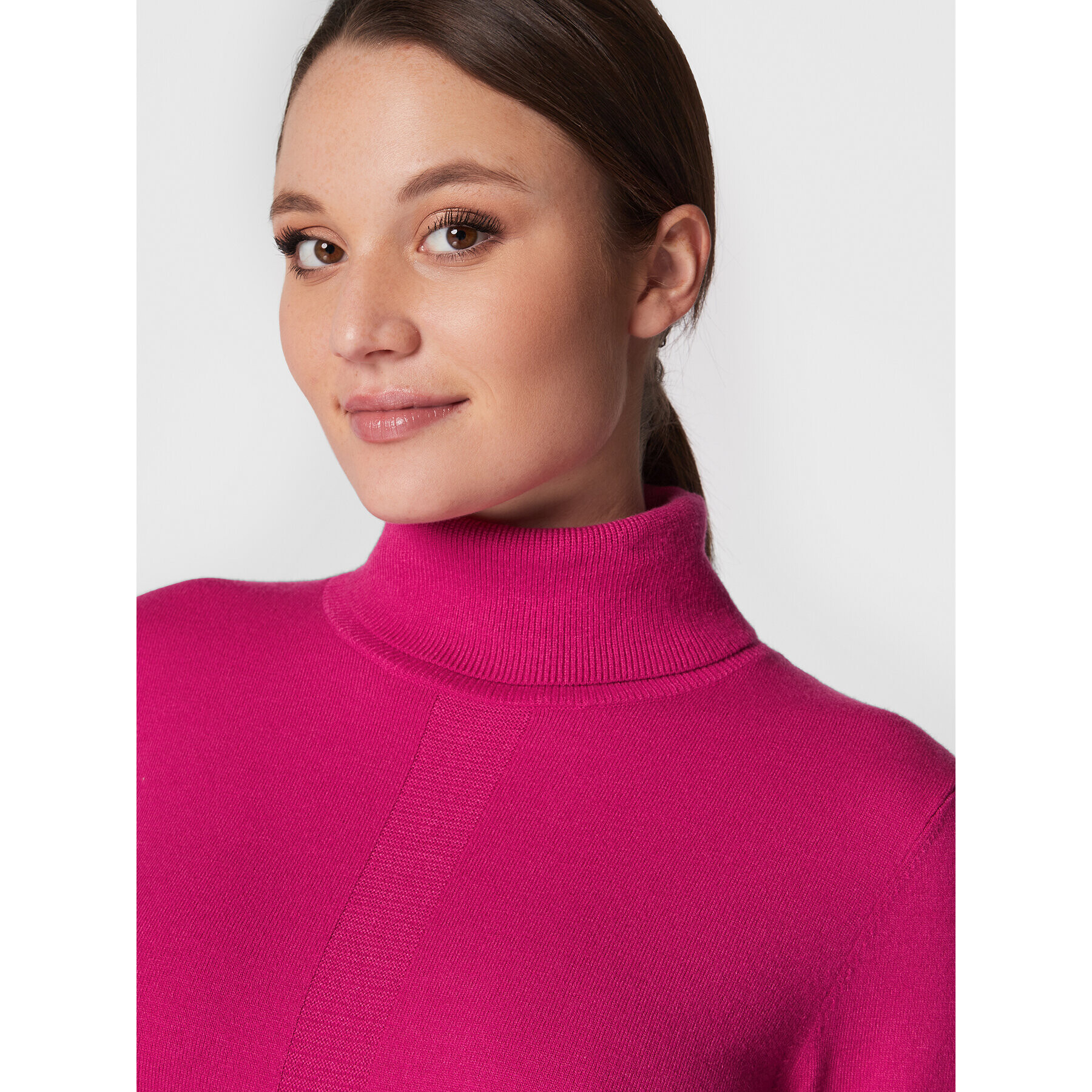 Olsen Поло Eva 11003854 Розов Slim Fit - Pepit.bg