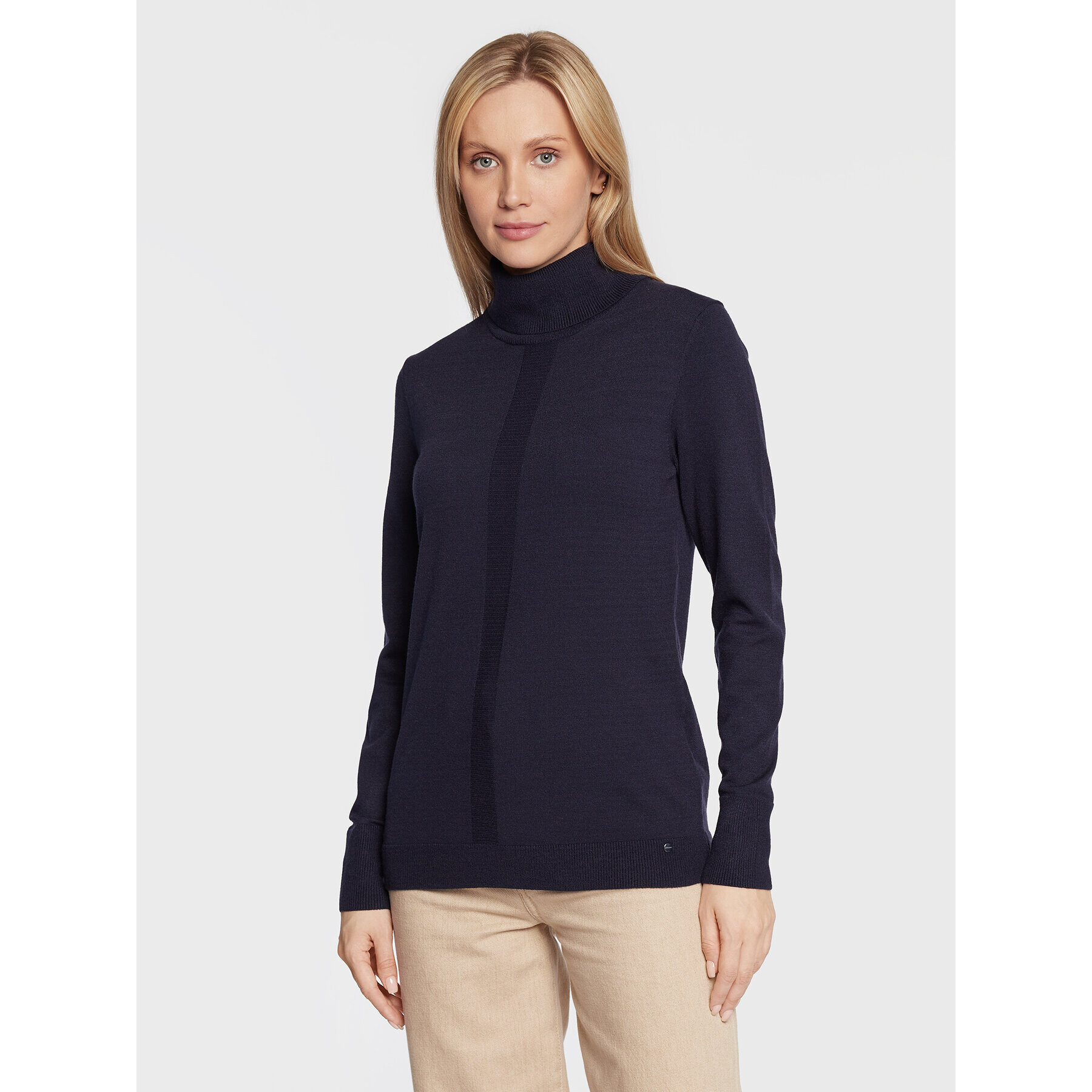 Olsen Поло Eva 11003854 Тъмносин Slim Fit - Pepit.bg