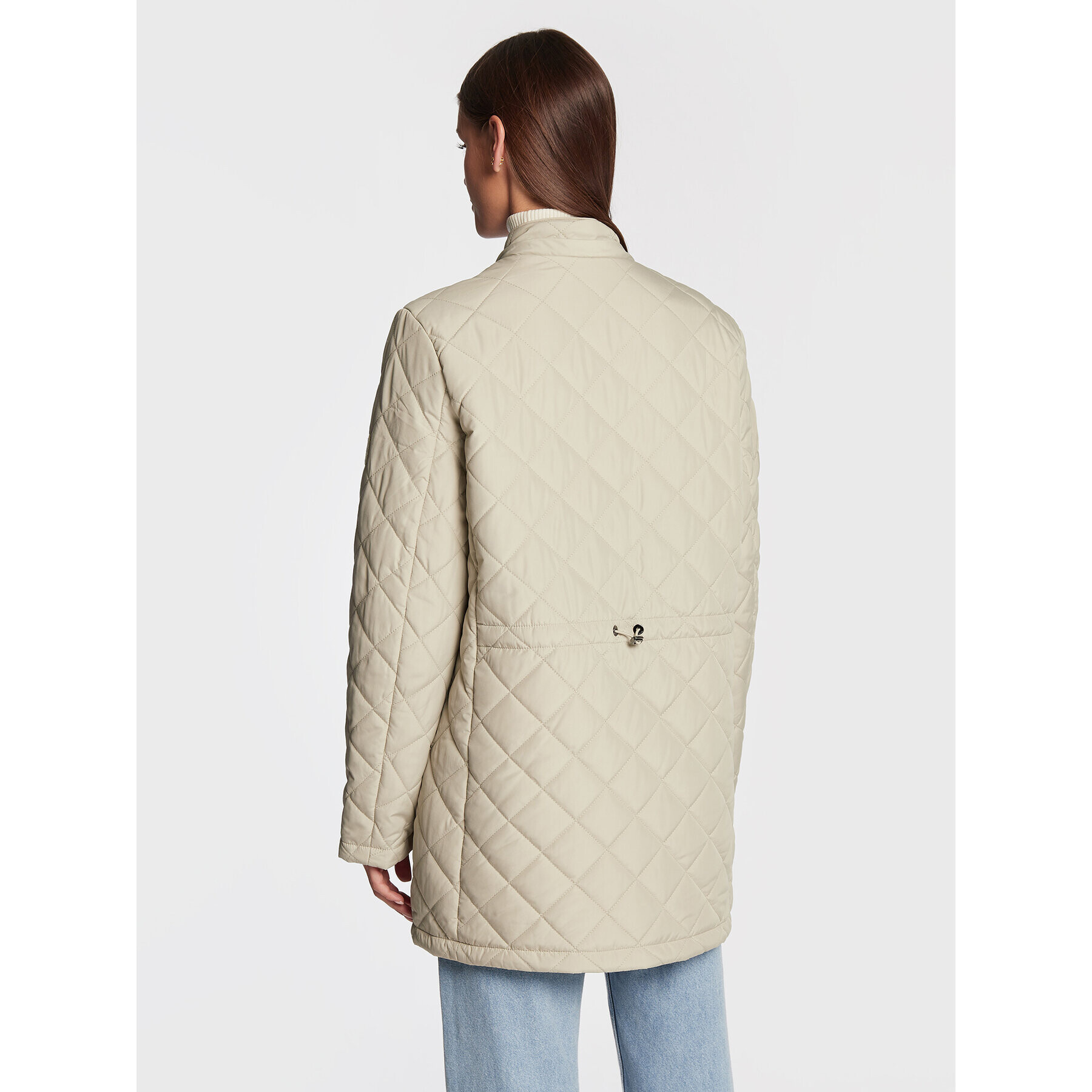 Olsen Пухено яке Paris Prep Out 15101369 Зелен Regular Fit - Pepit.bg