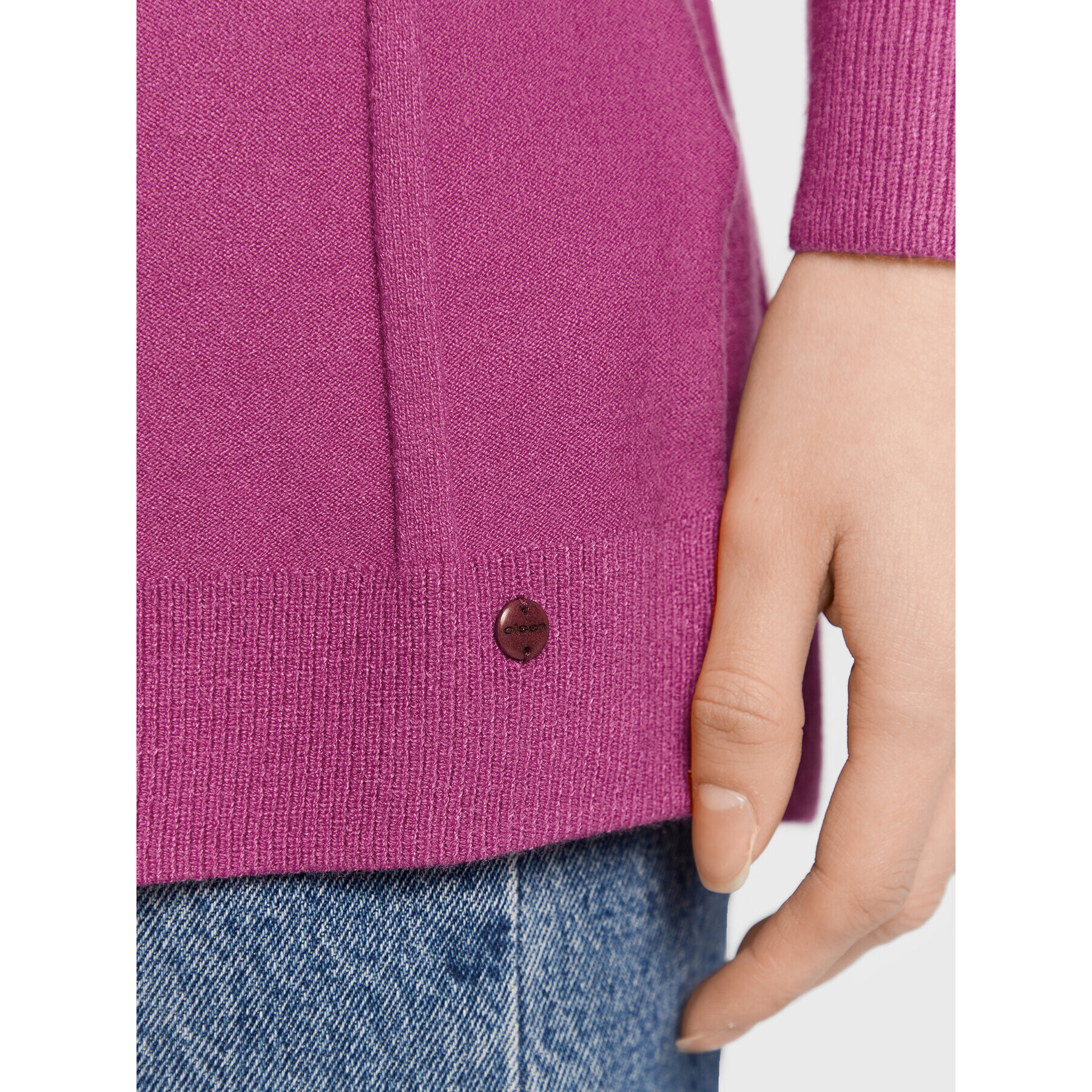 Olsen Пуловер Comfy Code 11003856 Розов Regular Fit - Pepit.bg