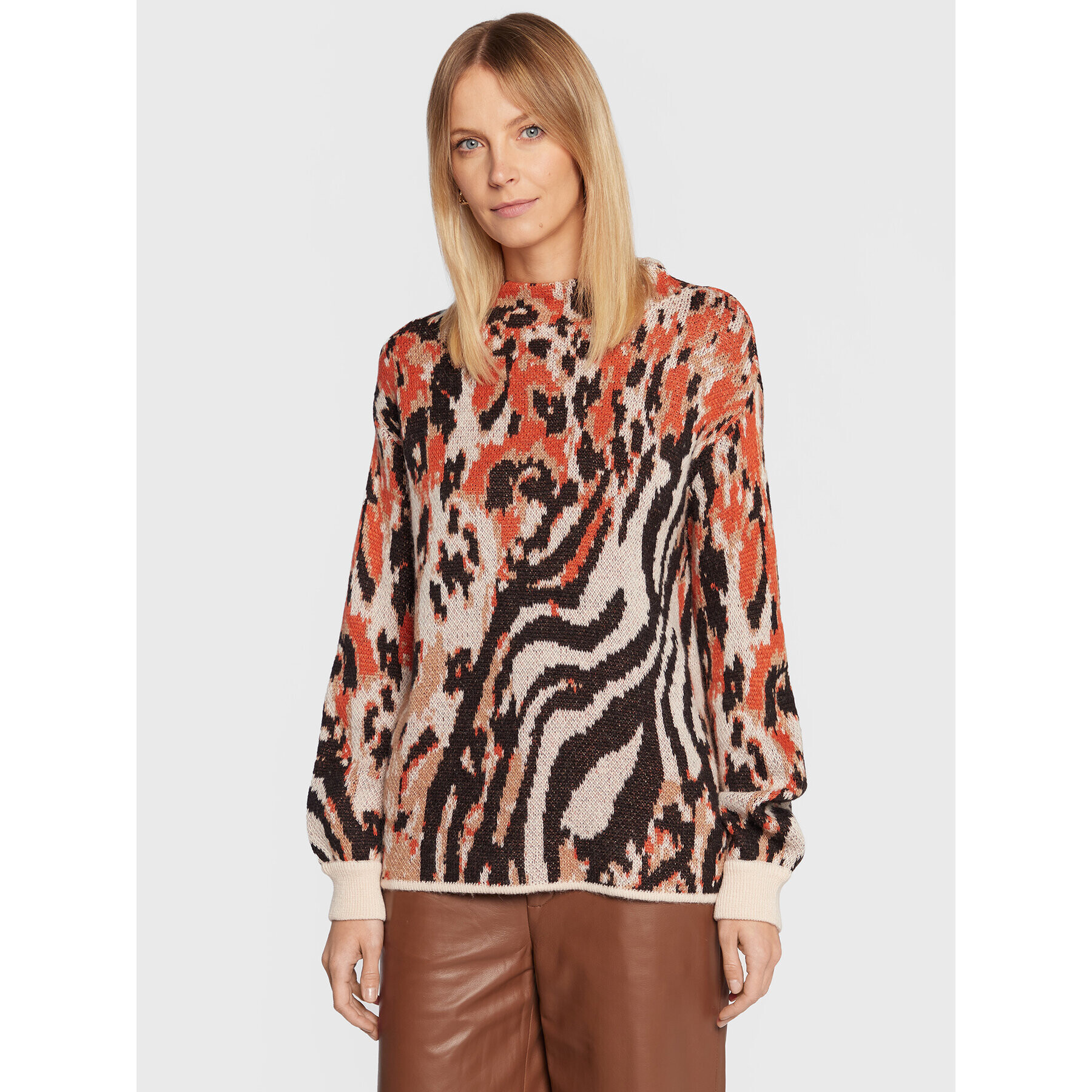 Olsen Пуловер Cora 11003836 Цветен Relaxed Fit - Pepit.bg