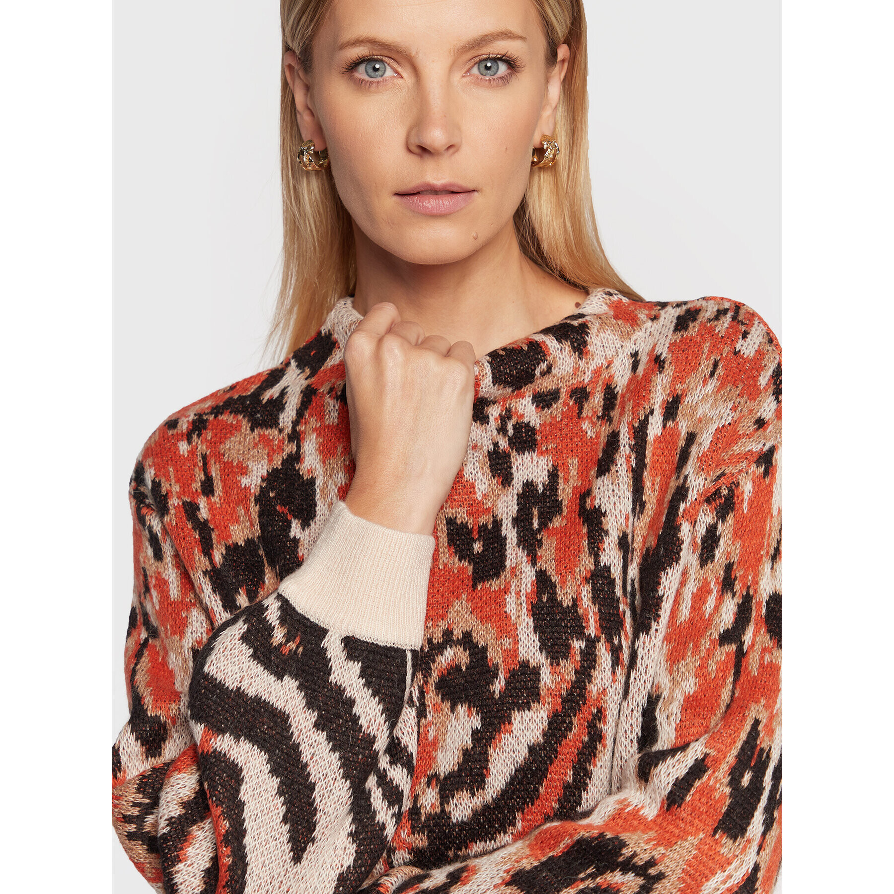 Olsen Пуловер Cora 11003836 Цветен Relaxed Fit - Pepit.bg