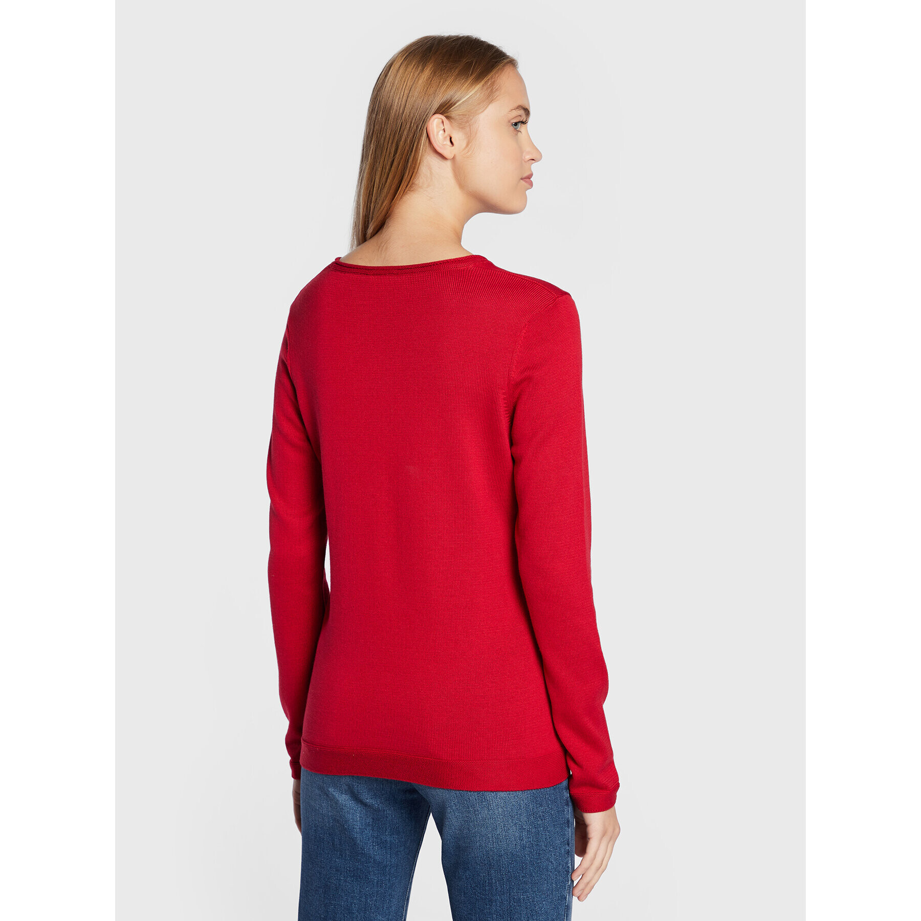 Olsen Пуловер Eva 11000751 Червен Regular Fit - Pepit.bg