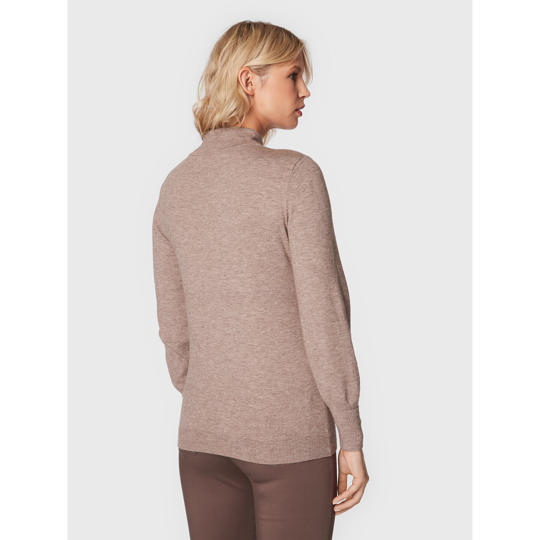 Olsen Пуловер Eva 11003582 Бежов Shaped Fit - Pepit.bg