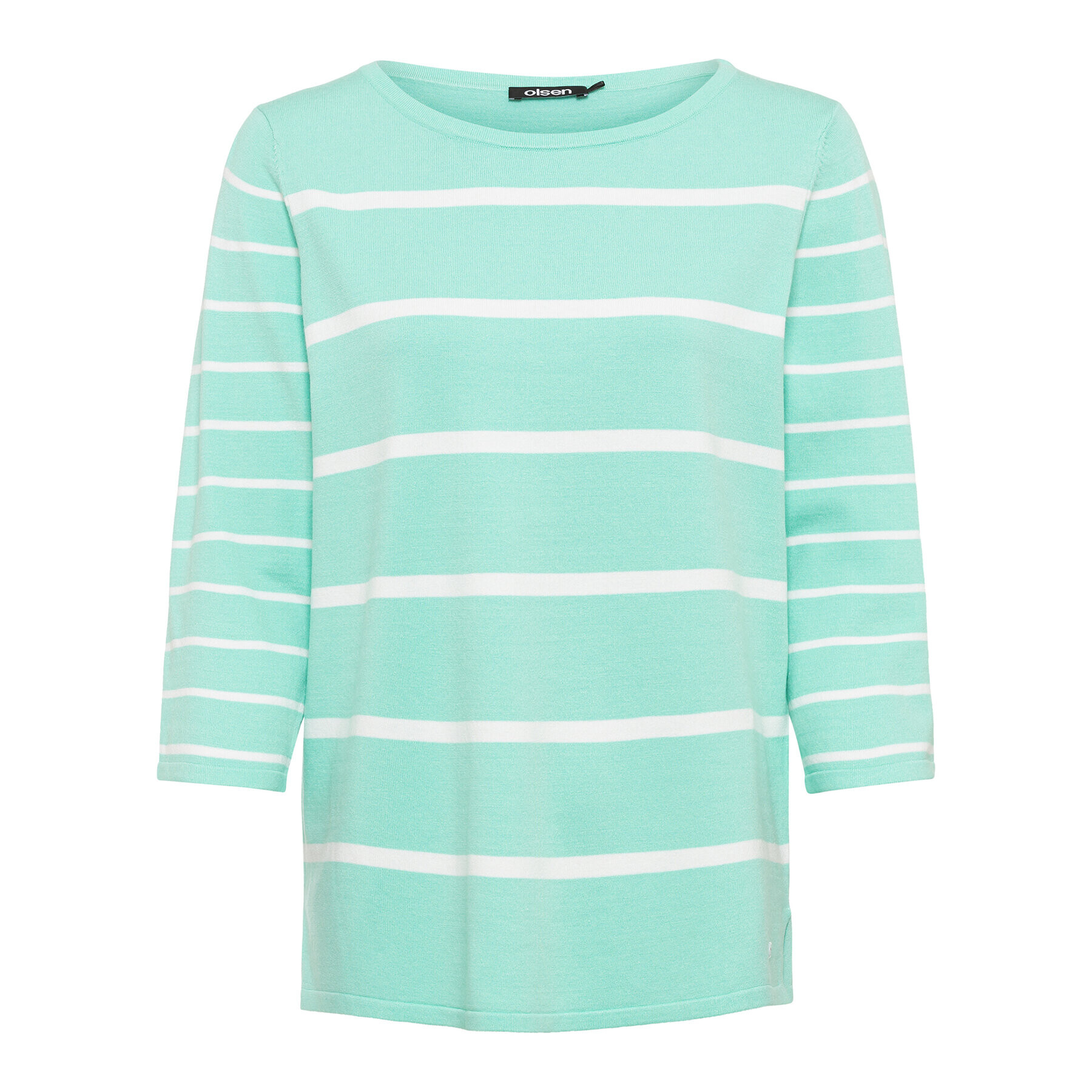 Olsen Пуловер Henny 11003687 Зелен Regular Fit - Pepit.bg