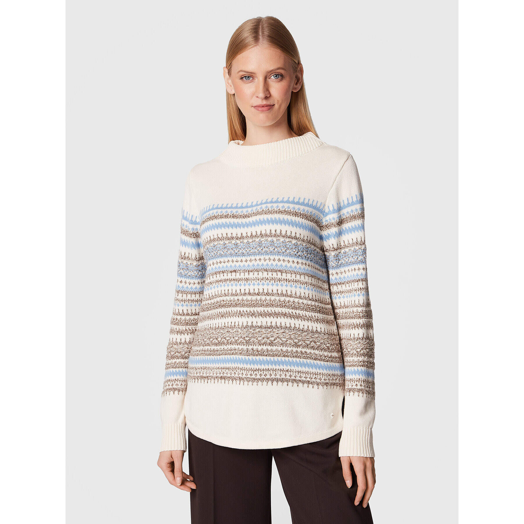 Olsen Пуловер Henny 11003810 Бежов Regular Fit - Pepit.bg