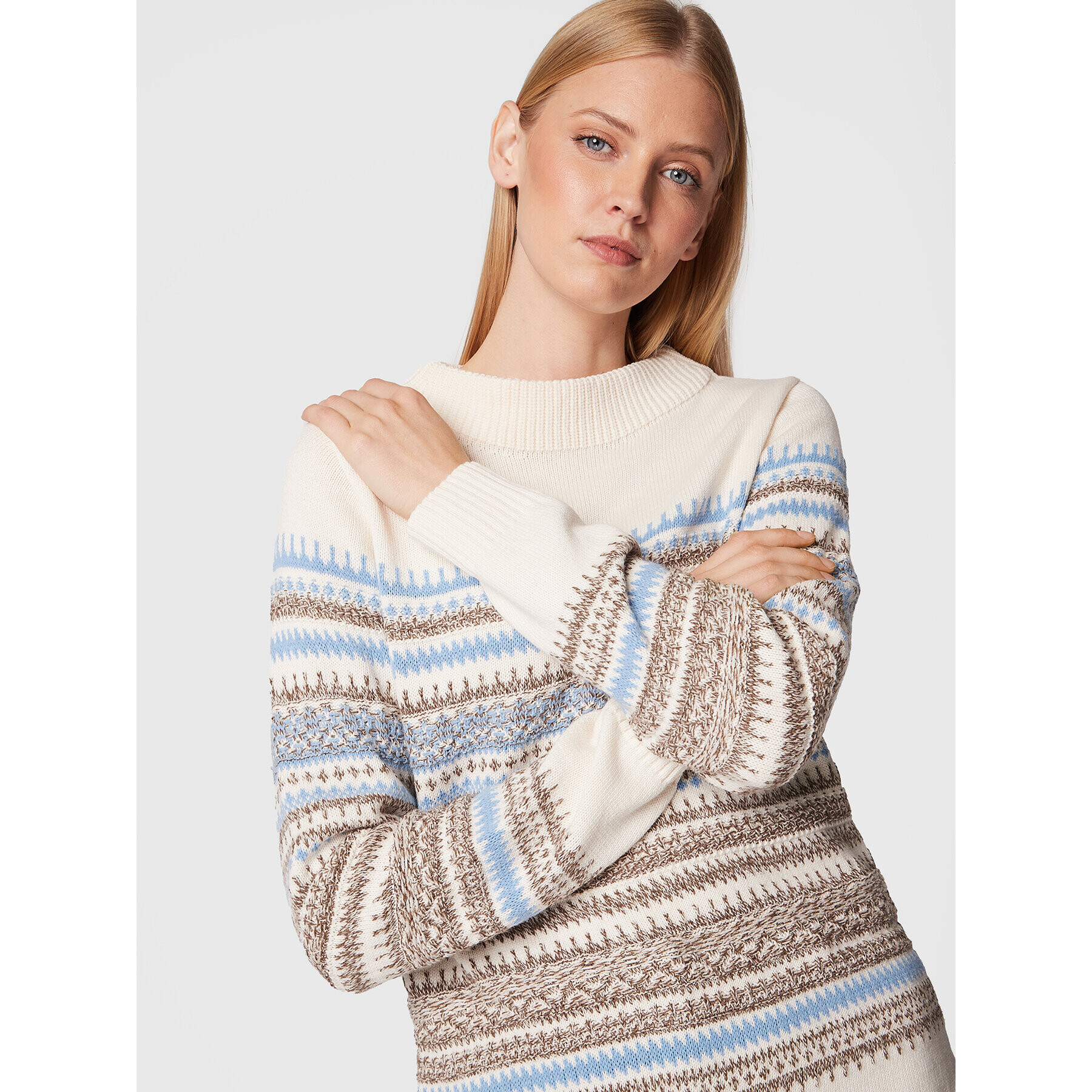 Olsen Пуловер Henny 11003810 Бежов Regular Fit - Pepit.bg