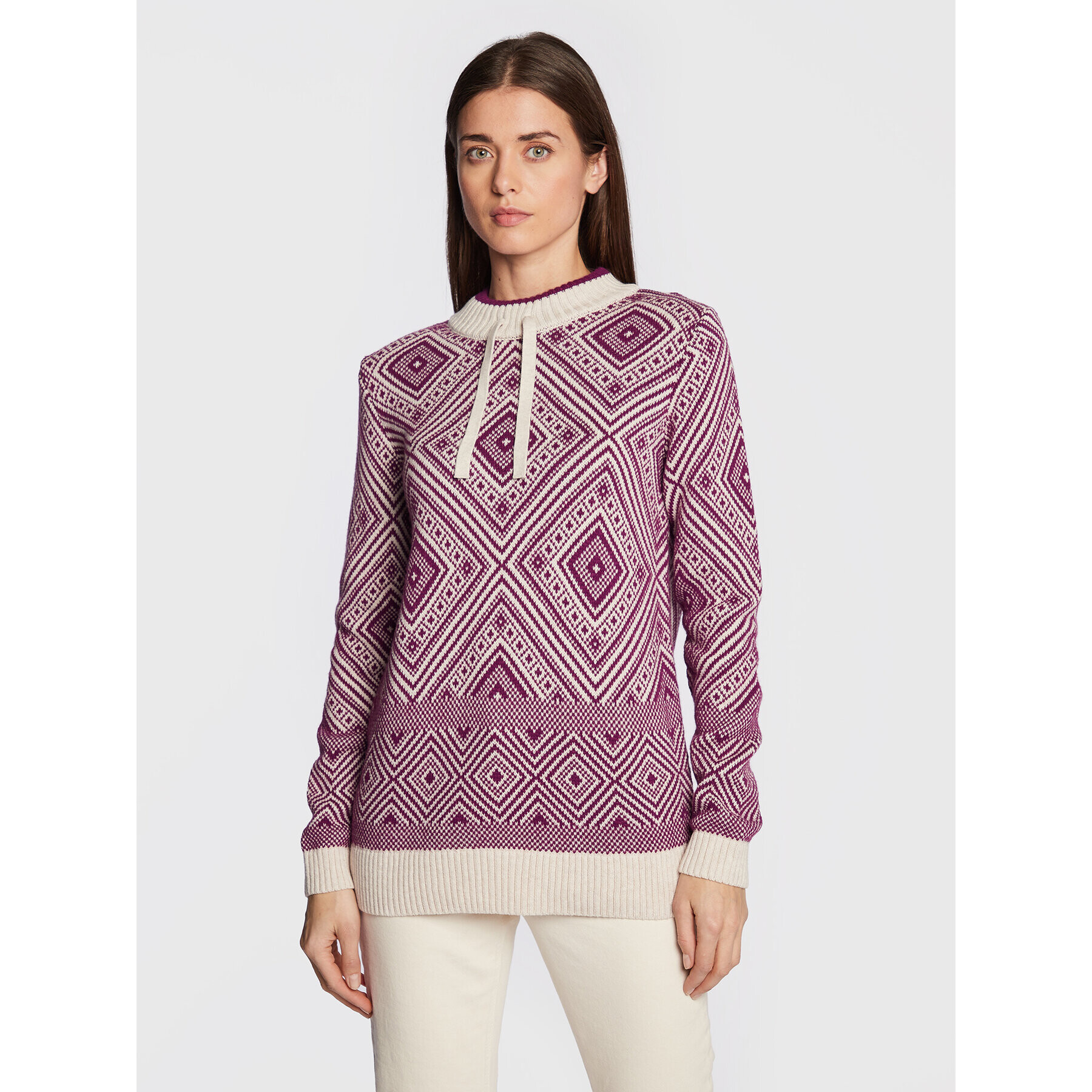 Olsen Пуловер Henny 11003872 Виолетов Regular Fit - Pepit.bg