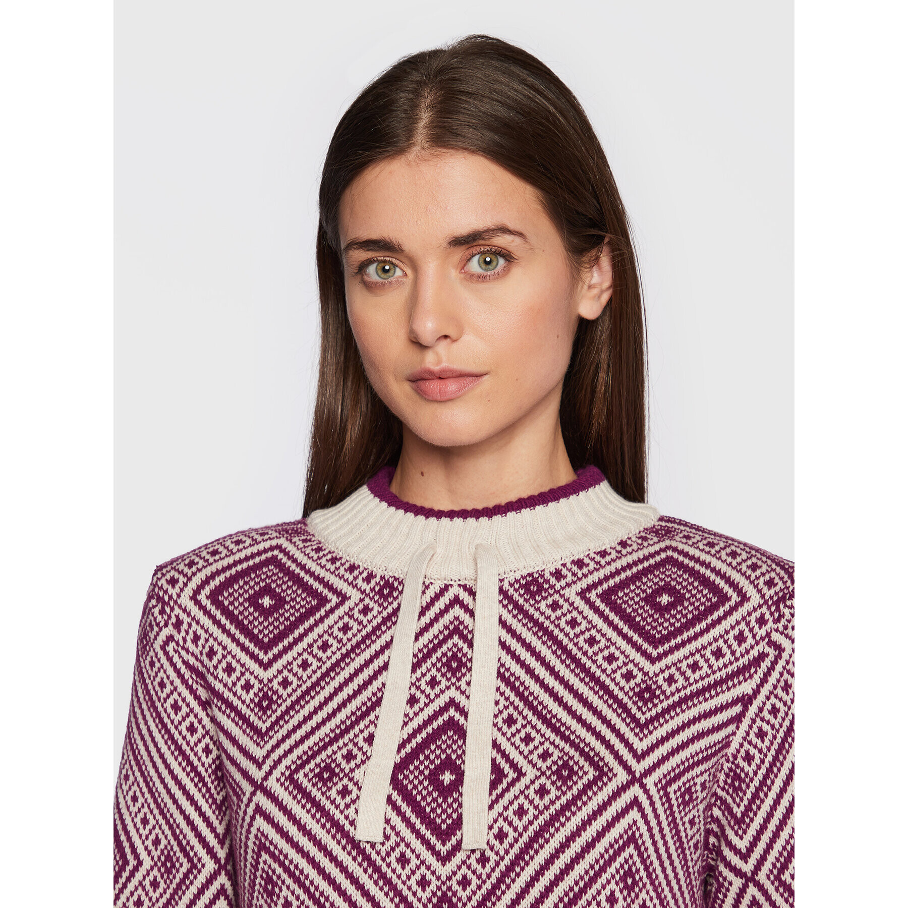 Olsen Пуловер Henny 11003872 Виолетов Regular Fit - Pepit.bg