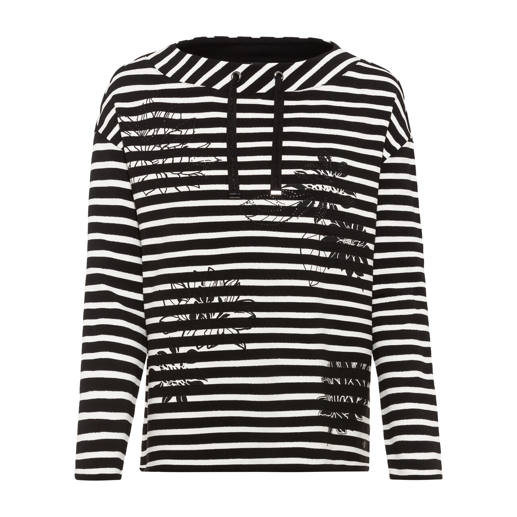 Olsen Суитшърт 11201480 Черен Regular Fit - Pepit.bg
