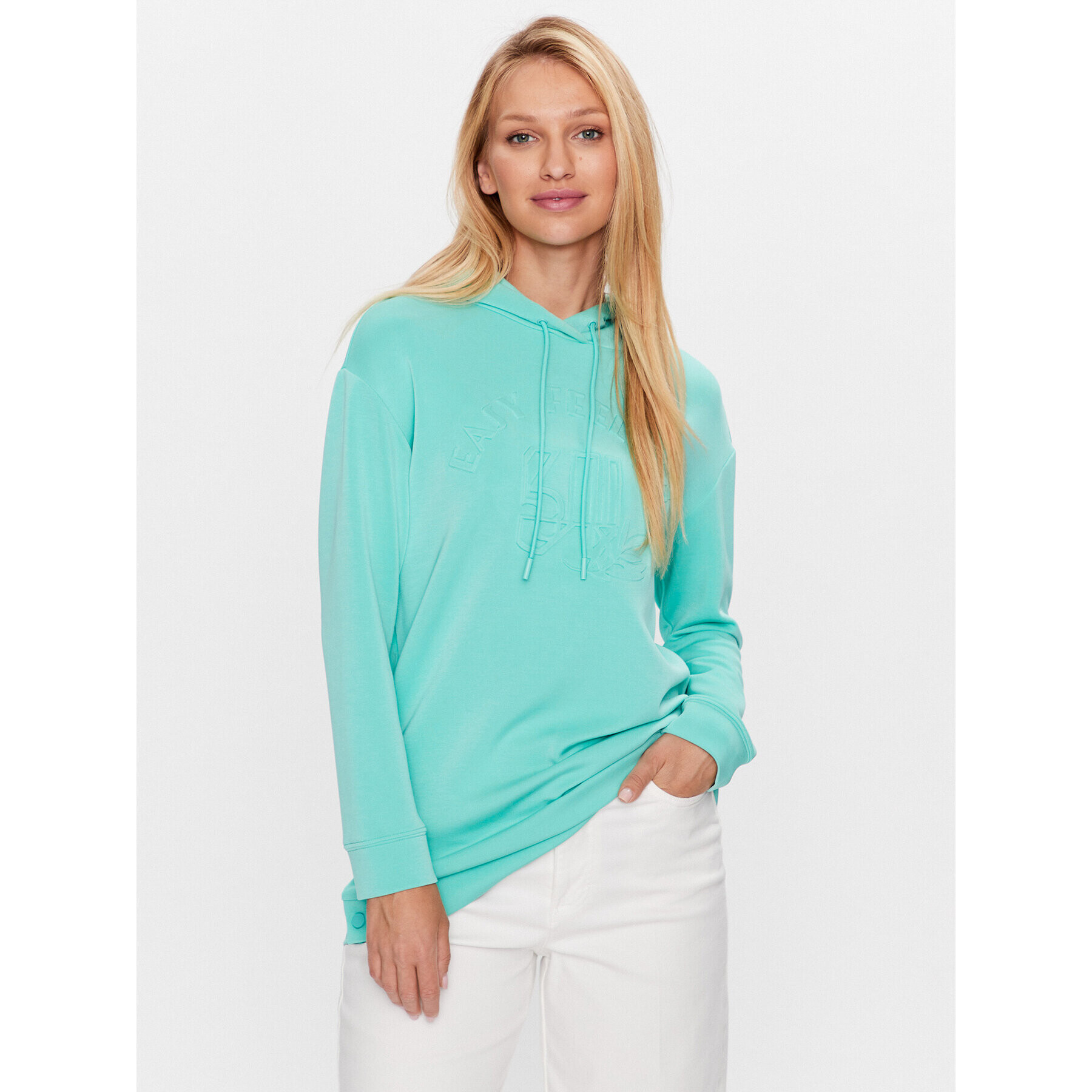 Olsen Суитшърт 11201486 Зелен Regular Fit - Pepit.bg