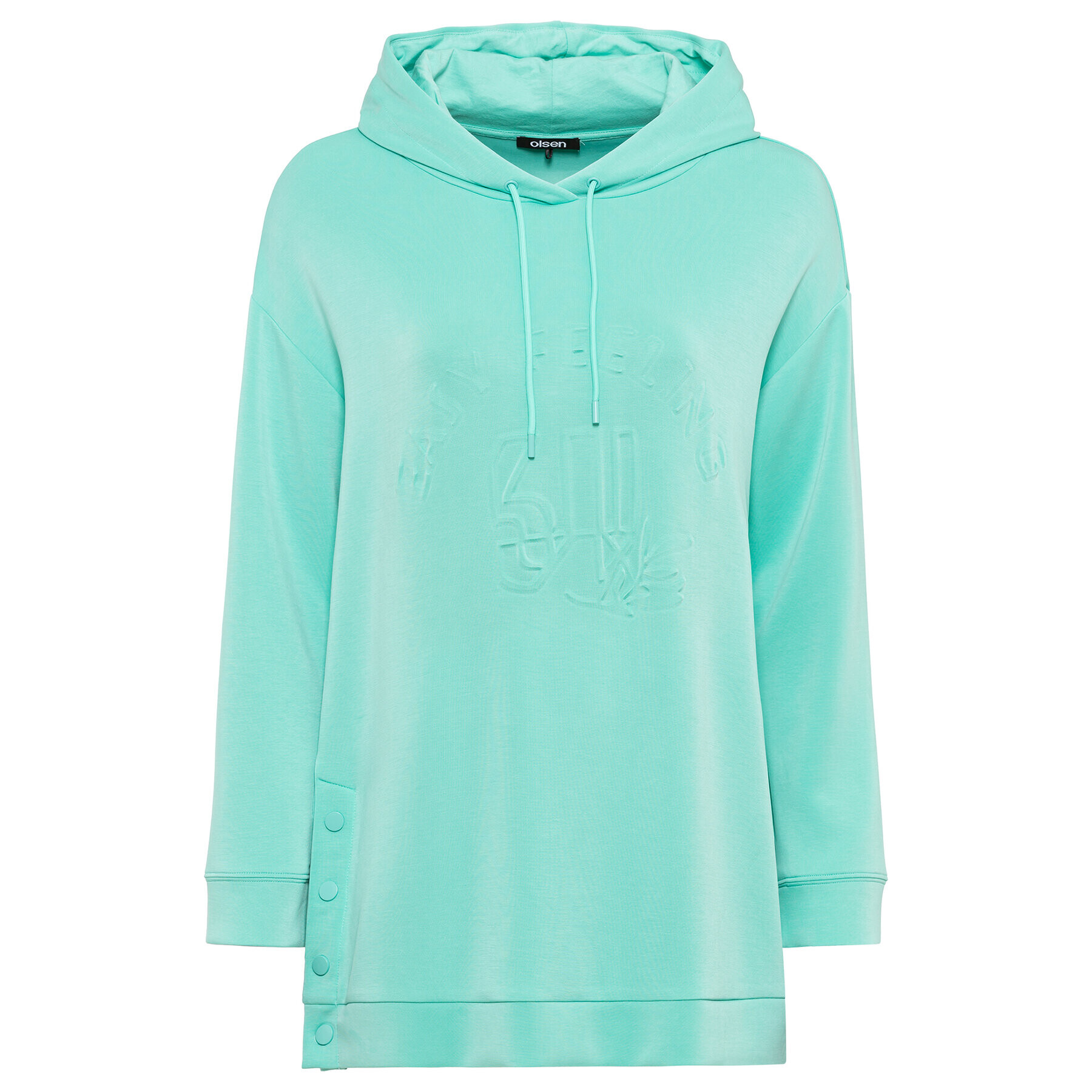 Olsen Суитшърт 11201486 Зелен Regular Fit - Pepit.bg