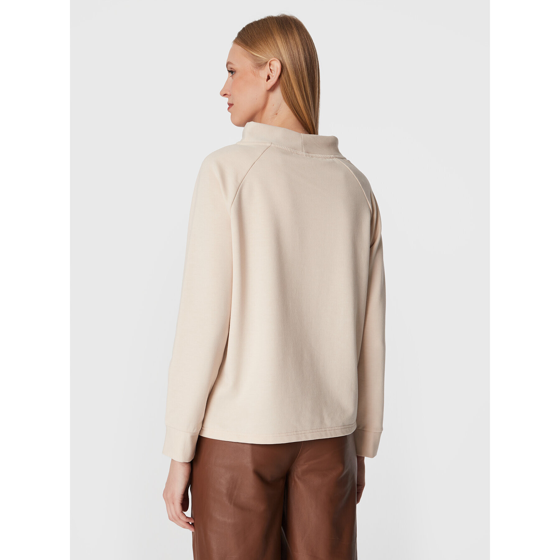 Olsen Суитшърт Cora 11201459 Бежов Relaxed Fit - Pepit.bg