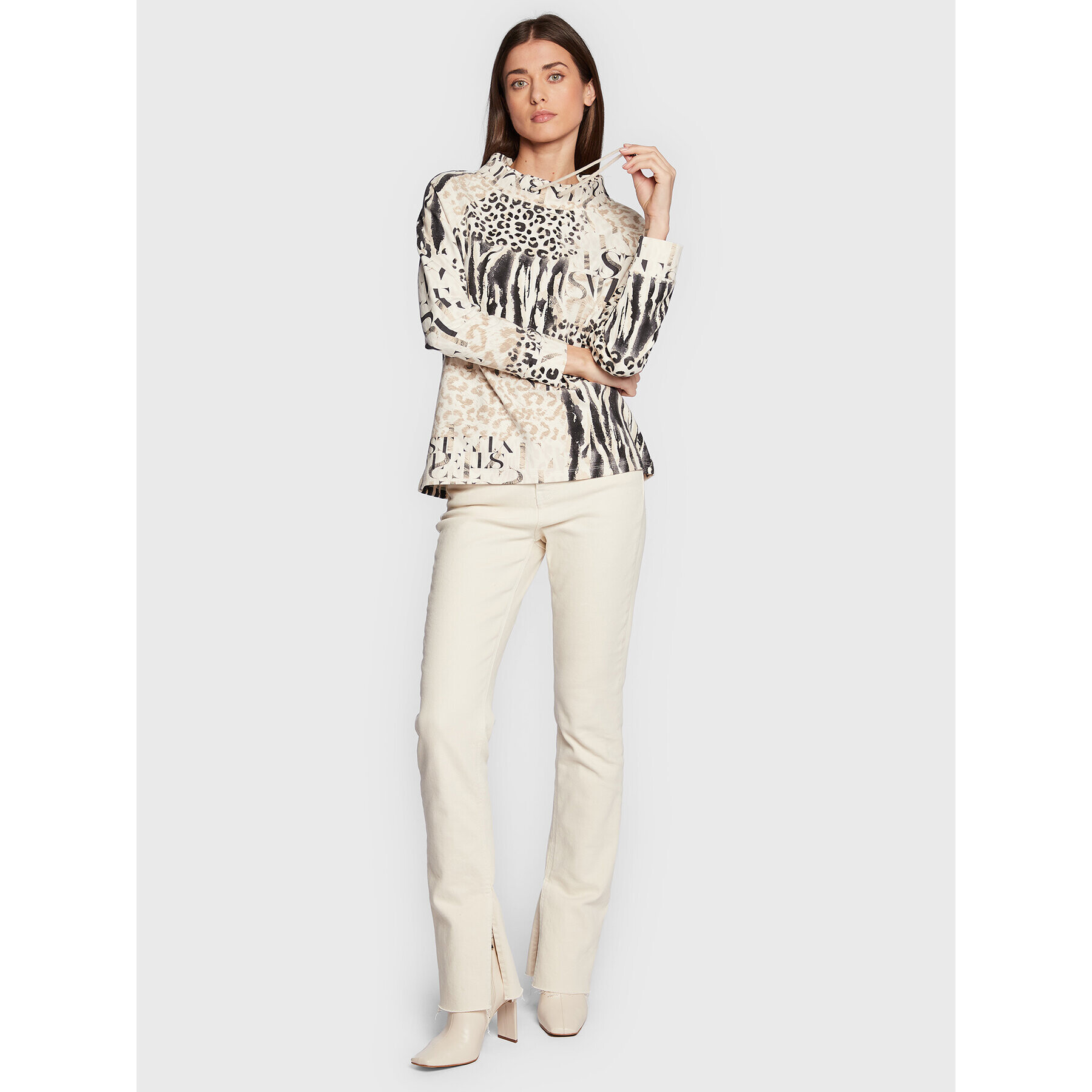 Olsen Суитшърт Cora 11201462 Бежов Relaxed Fit - Pepit.bg