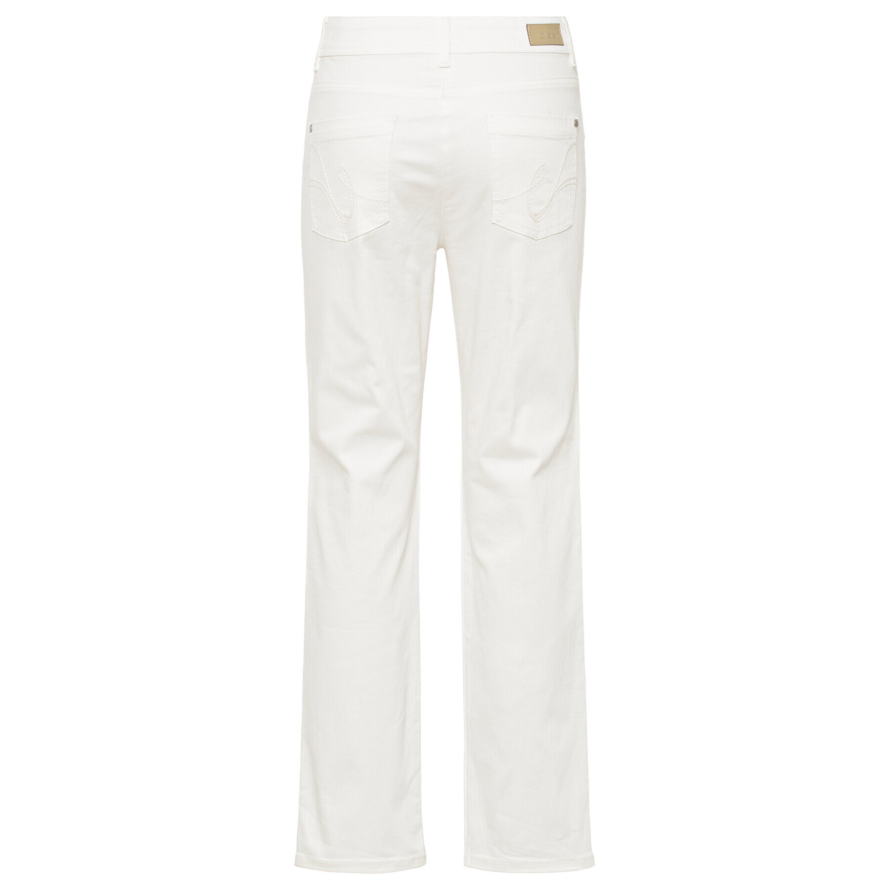Olsen Текстилни панталони 14002067 Бял Regular Fit - Pepit.bg