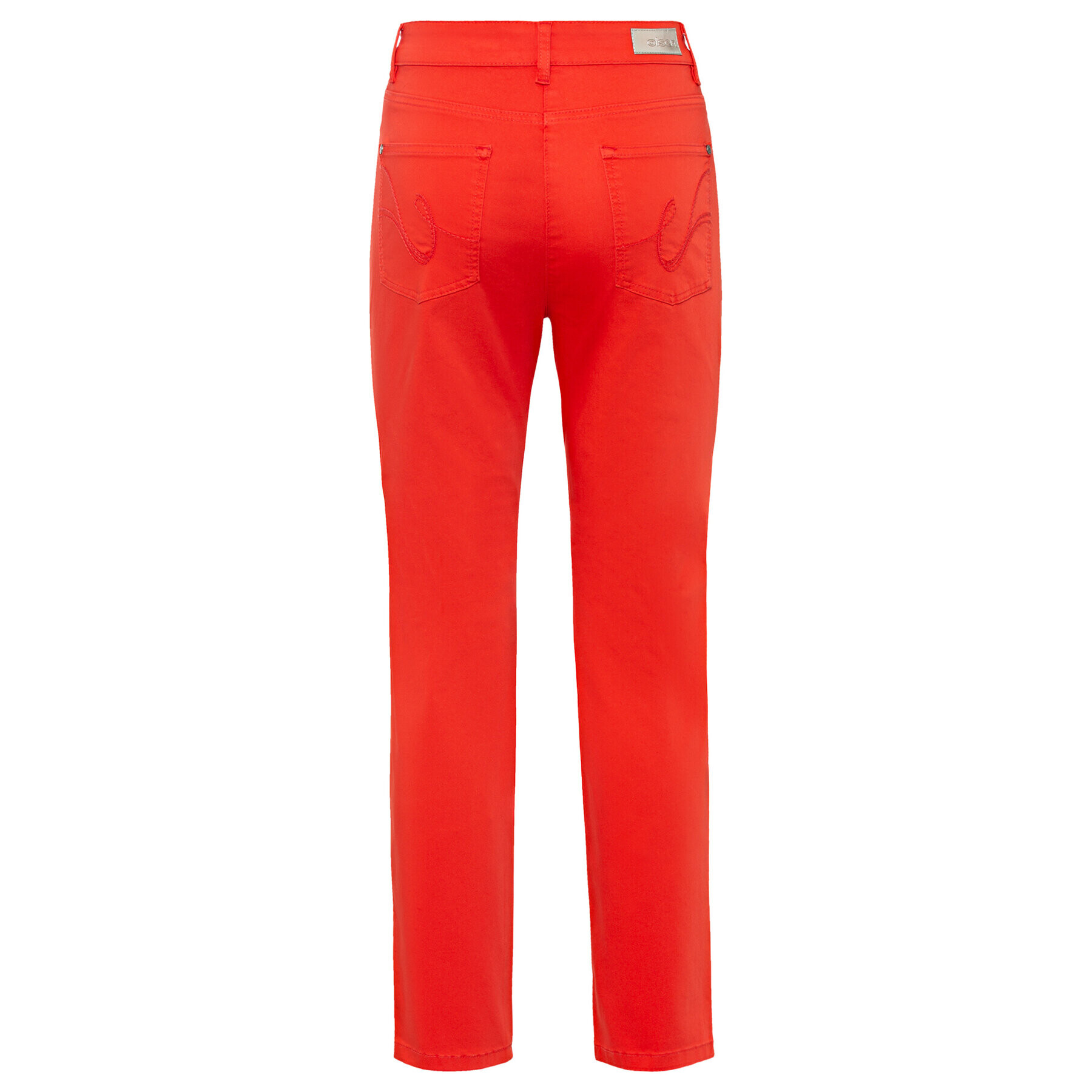 Olsen Текстилни панталони Mona 14000625 Червен Slim Fit - Pepit.bg