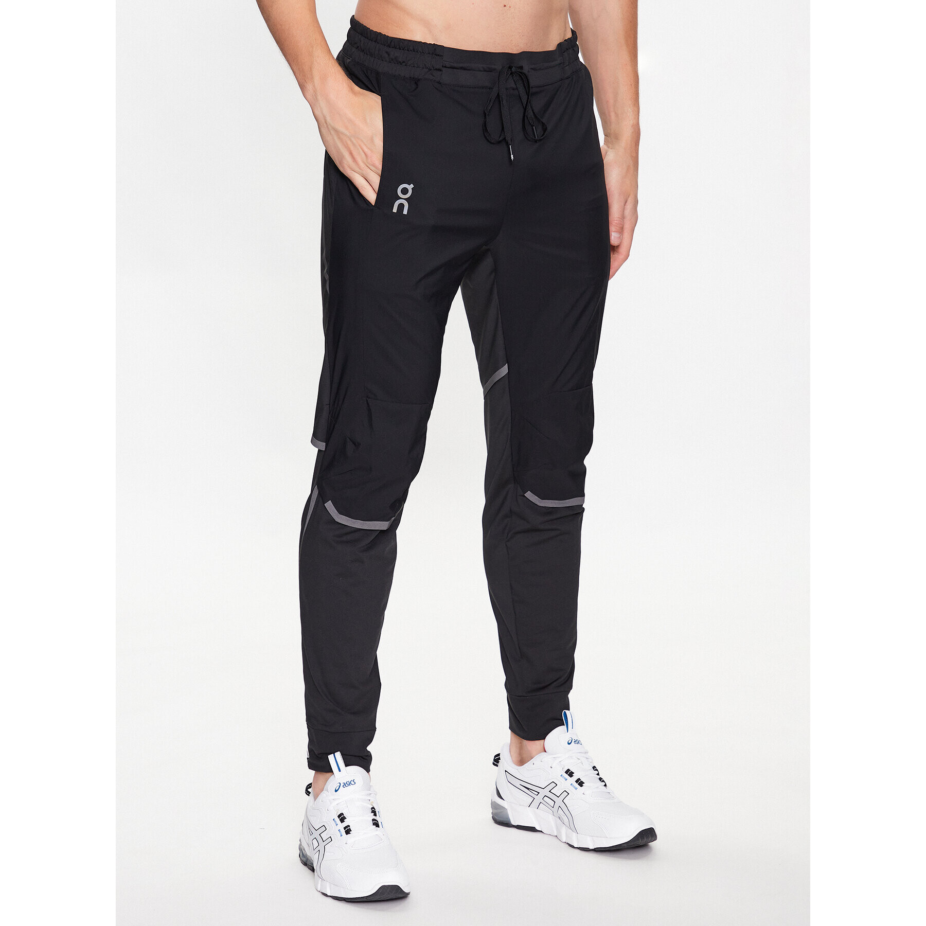 On Долнище анцуг Running Pants M 10600137 Черен Athletic Fit - Pepit.bg