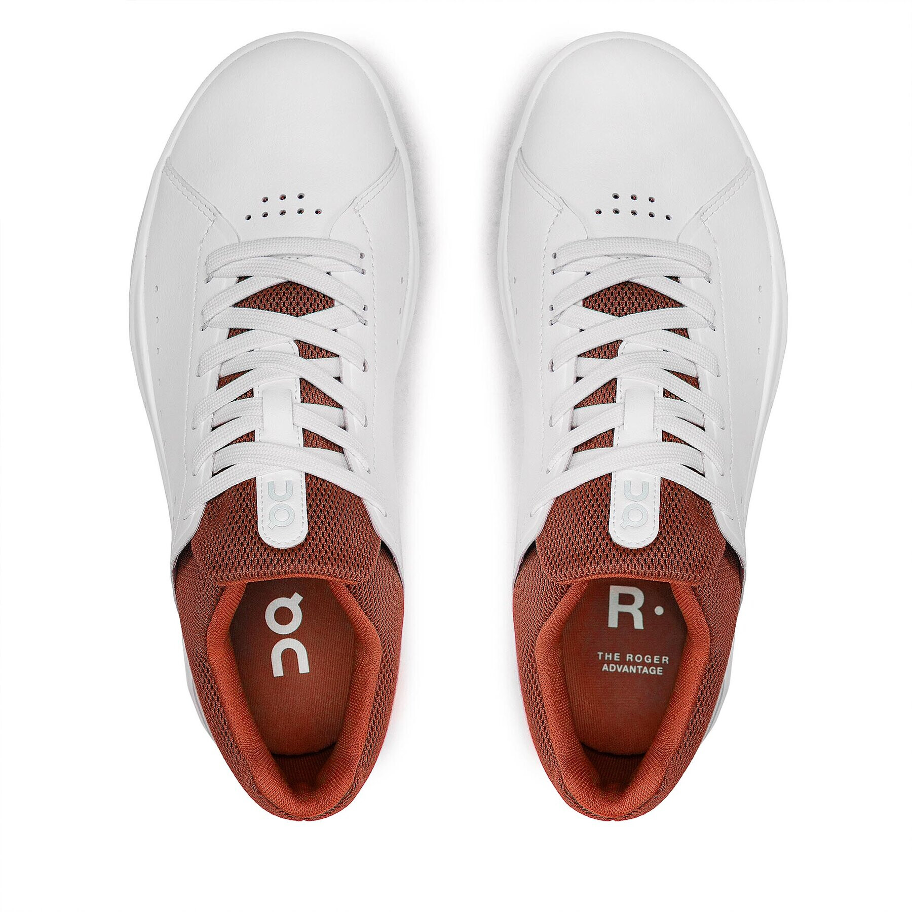 On Сникърси The Roger Advantage 48.98516 Бял - Pepit.bg