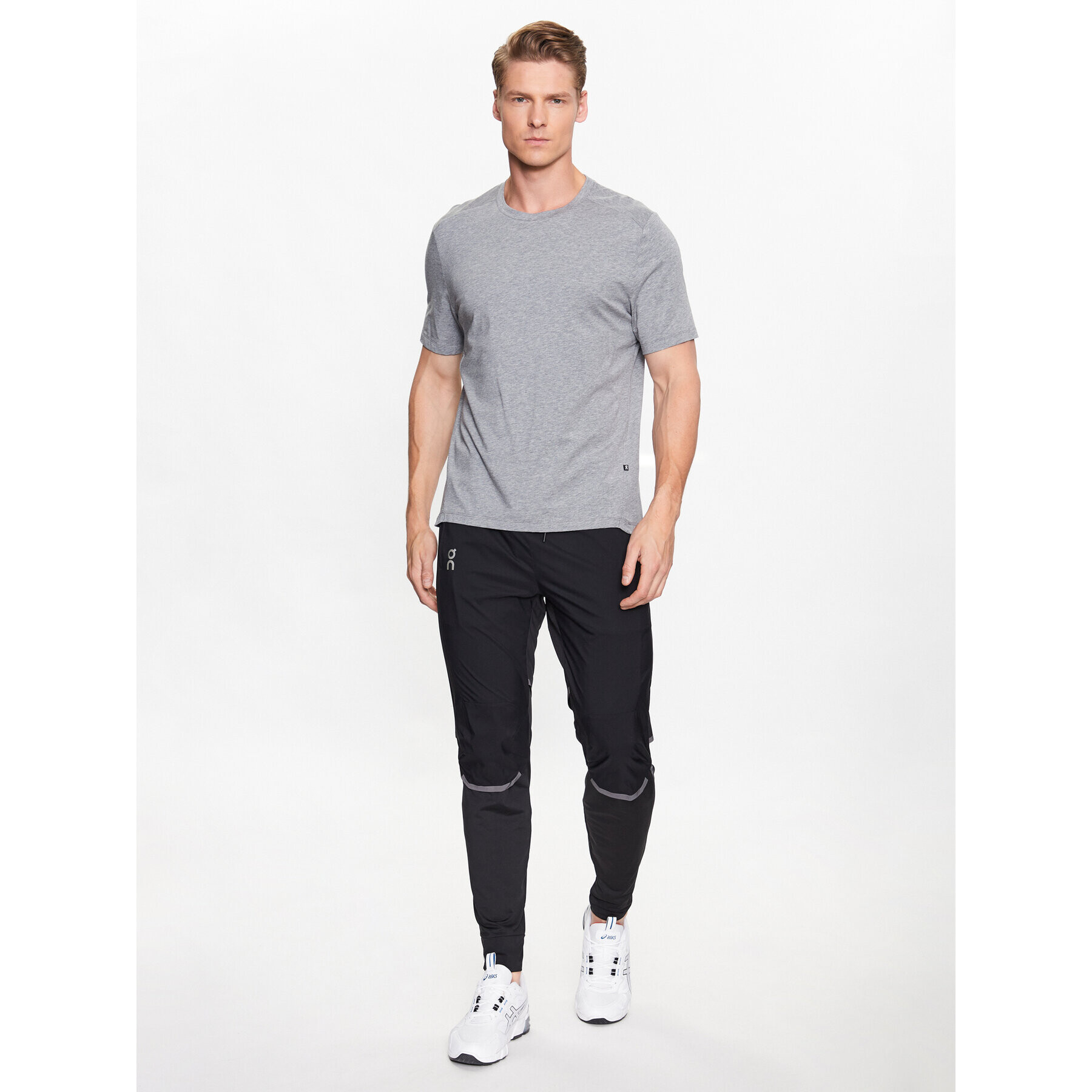 On Тишърт Active-T M 12201065 Сив Athletic Fit - Pepit.bg