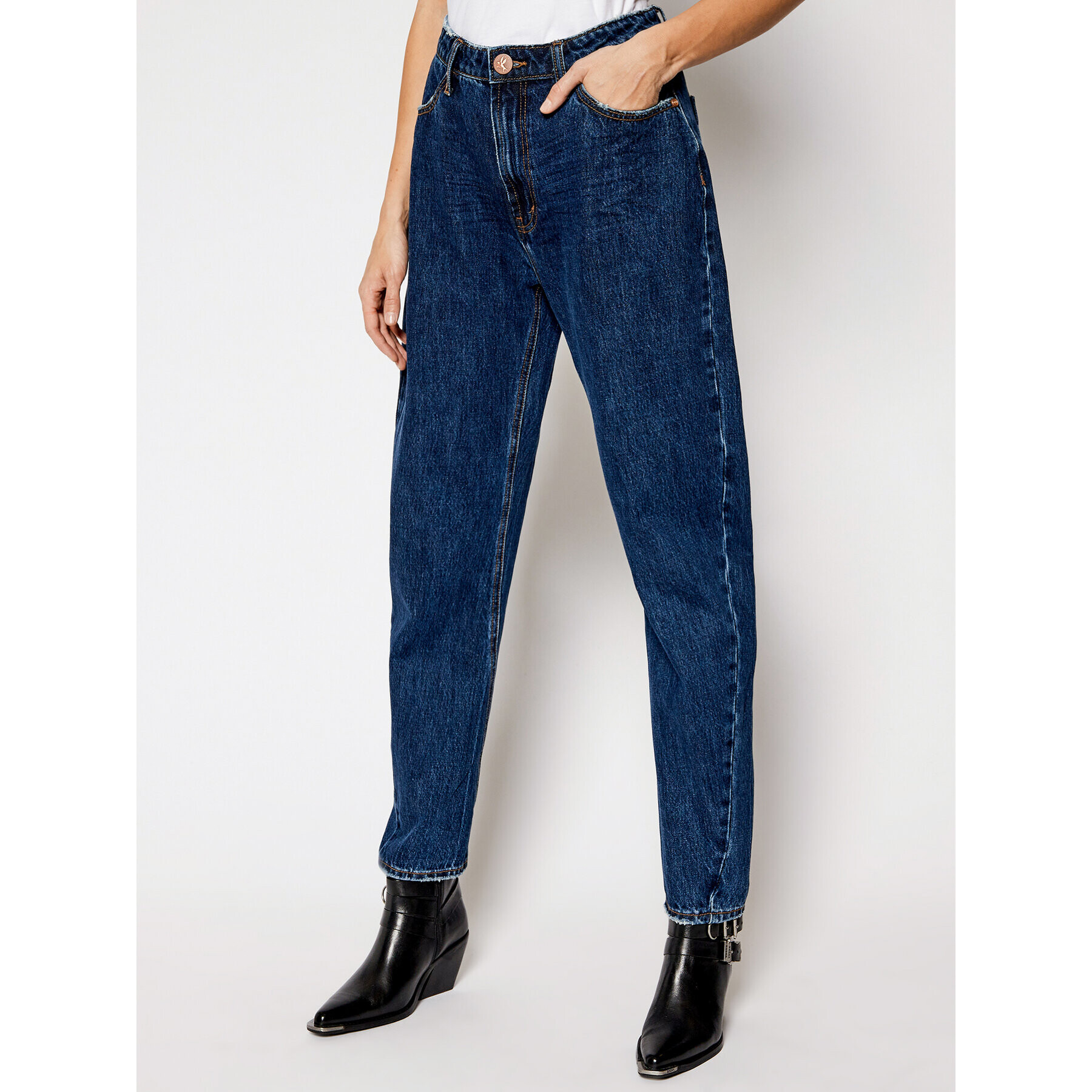 One Teaspoon Дънки тип Relaxed Fit Crusarder 23668 Тъмносин Relaxed Fit - Pepit.bg