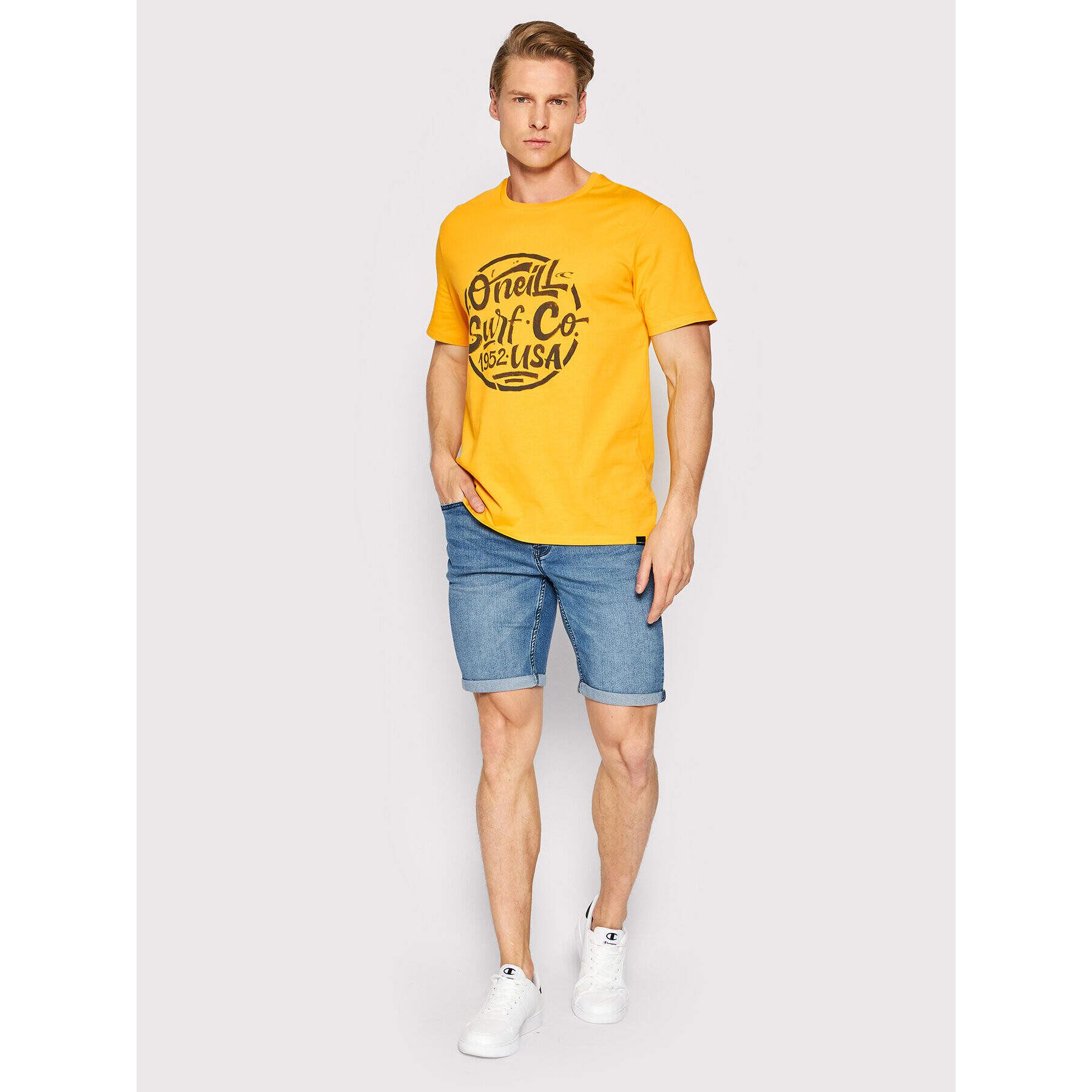 O'Neill Тишърт Surf 2850000 Жълт Regular Fit - Pepit.bg