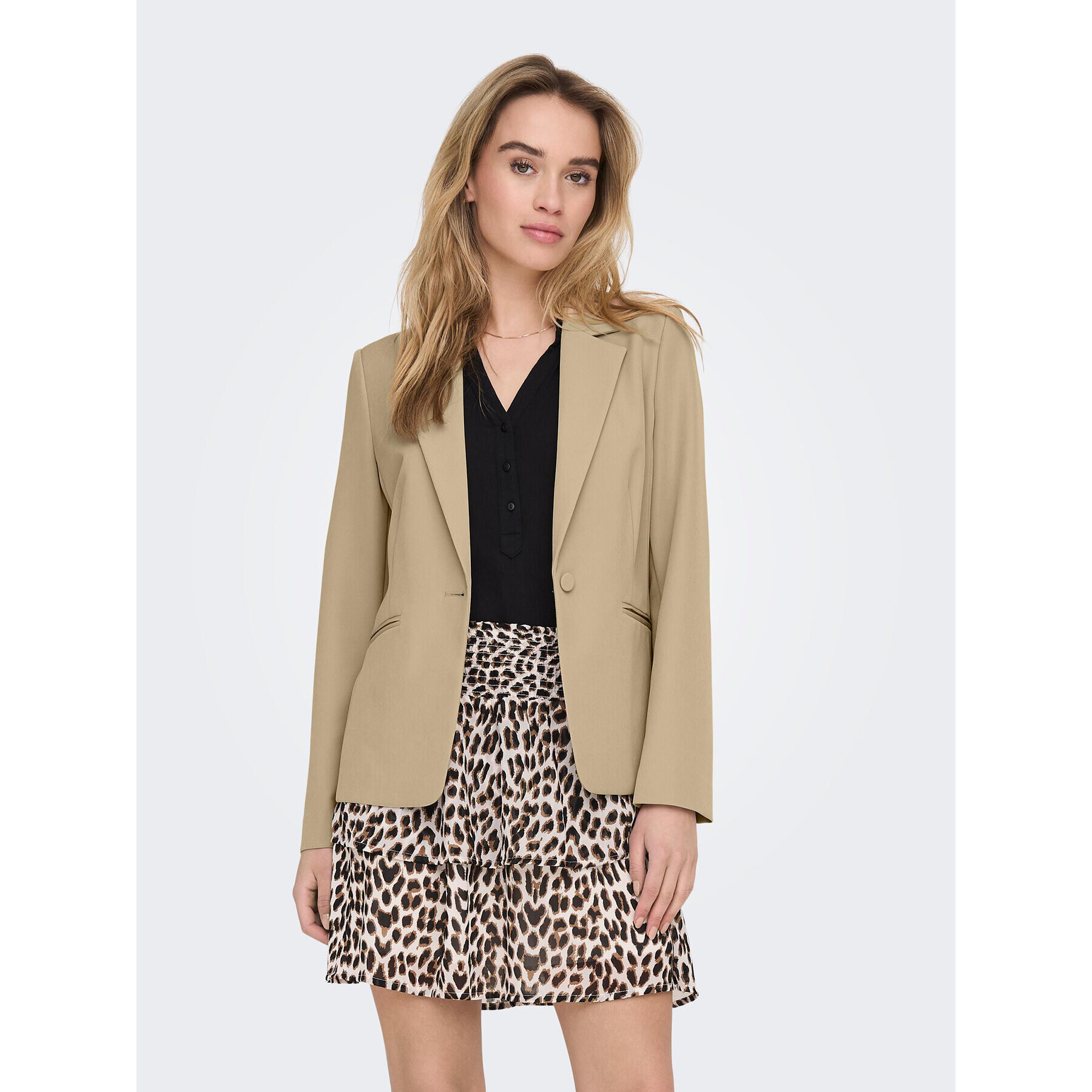 ONLY Сако 15248440 Бежов Slim Fit - Pepit.bg