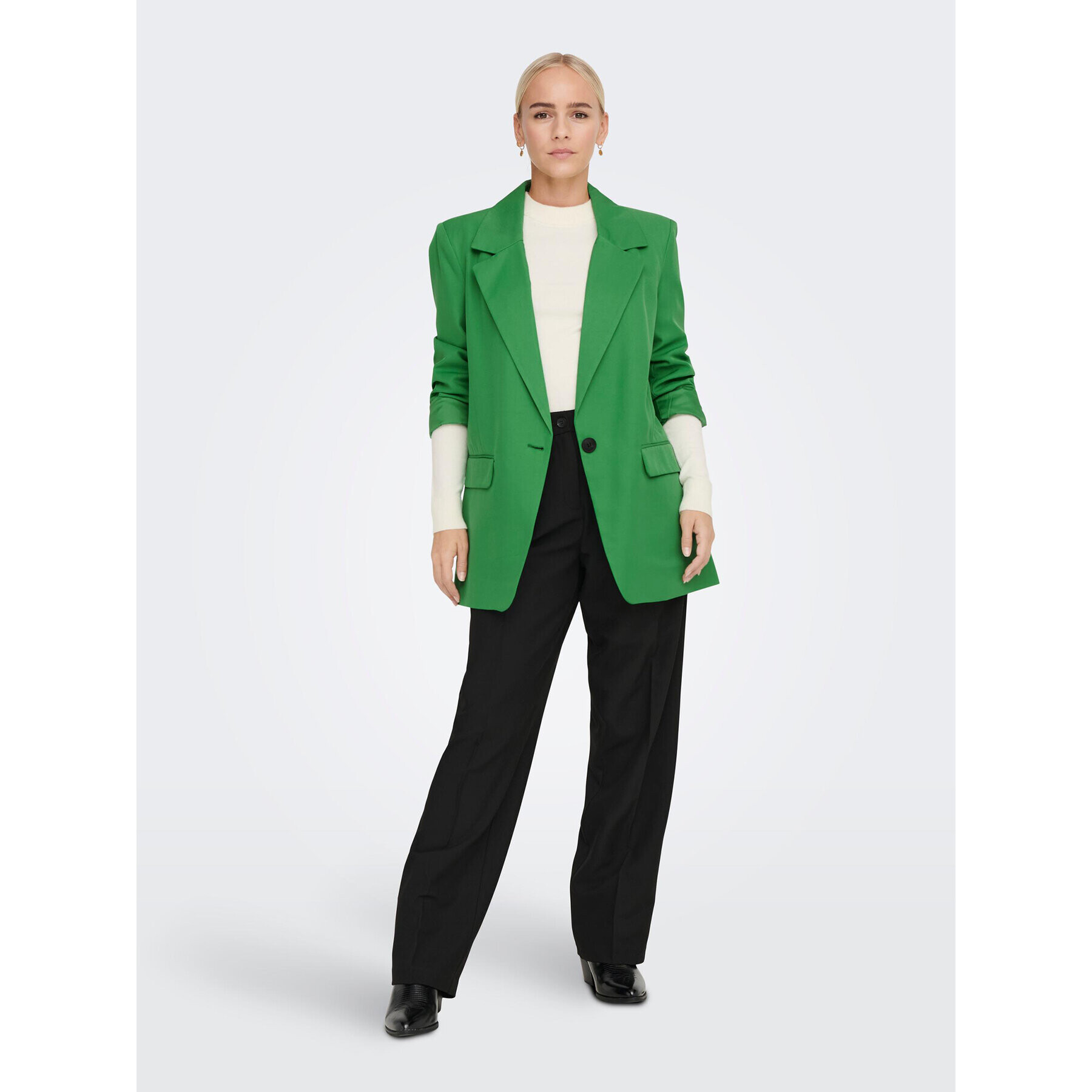 ONLY Сако Frey 15275828 Зелен Oversize - Pepit.bg
