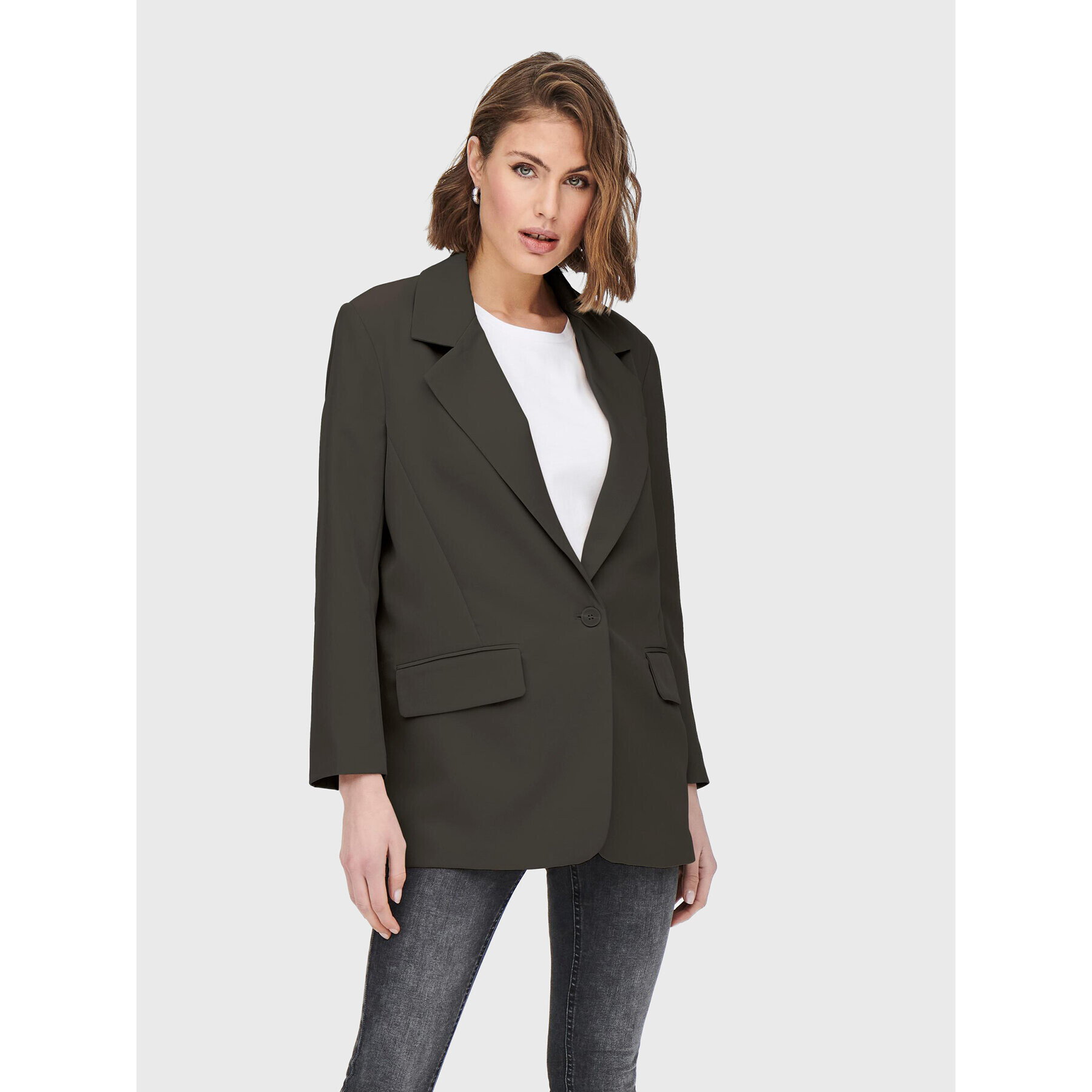 ONLY Сако Lana-Berry 15245698 Кафяв Regular Fit - Pepit.bg