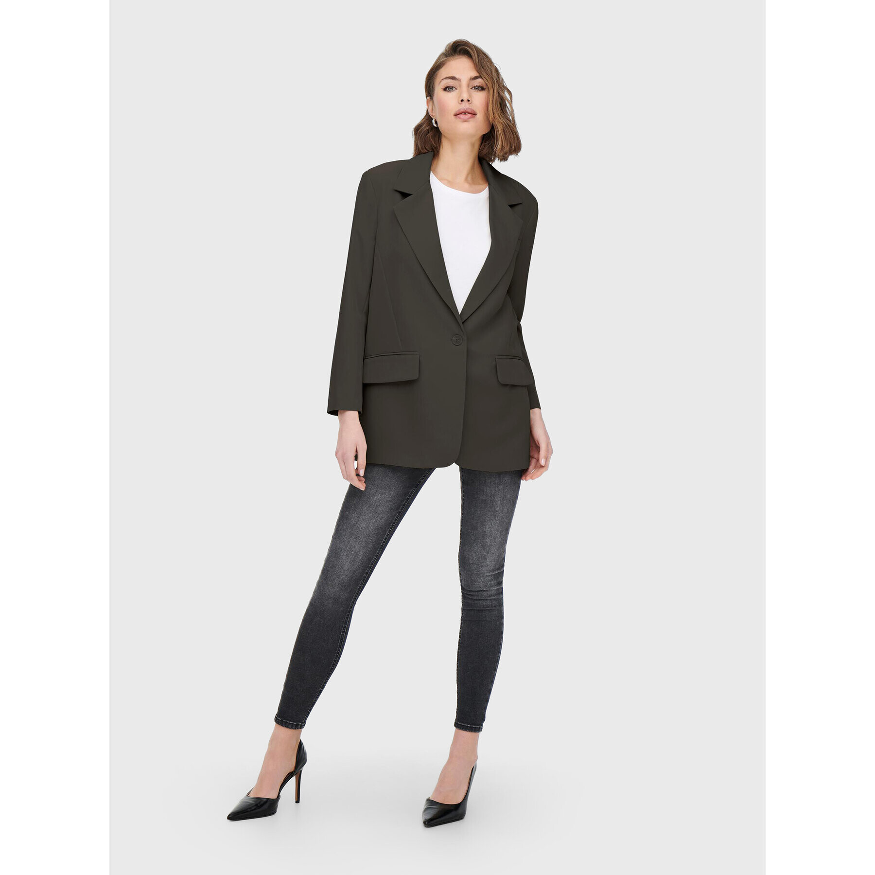 ONLY Сако Lana-Berry 15245698 Кафяв Regular Fit - Pepit.bg