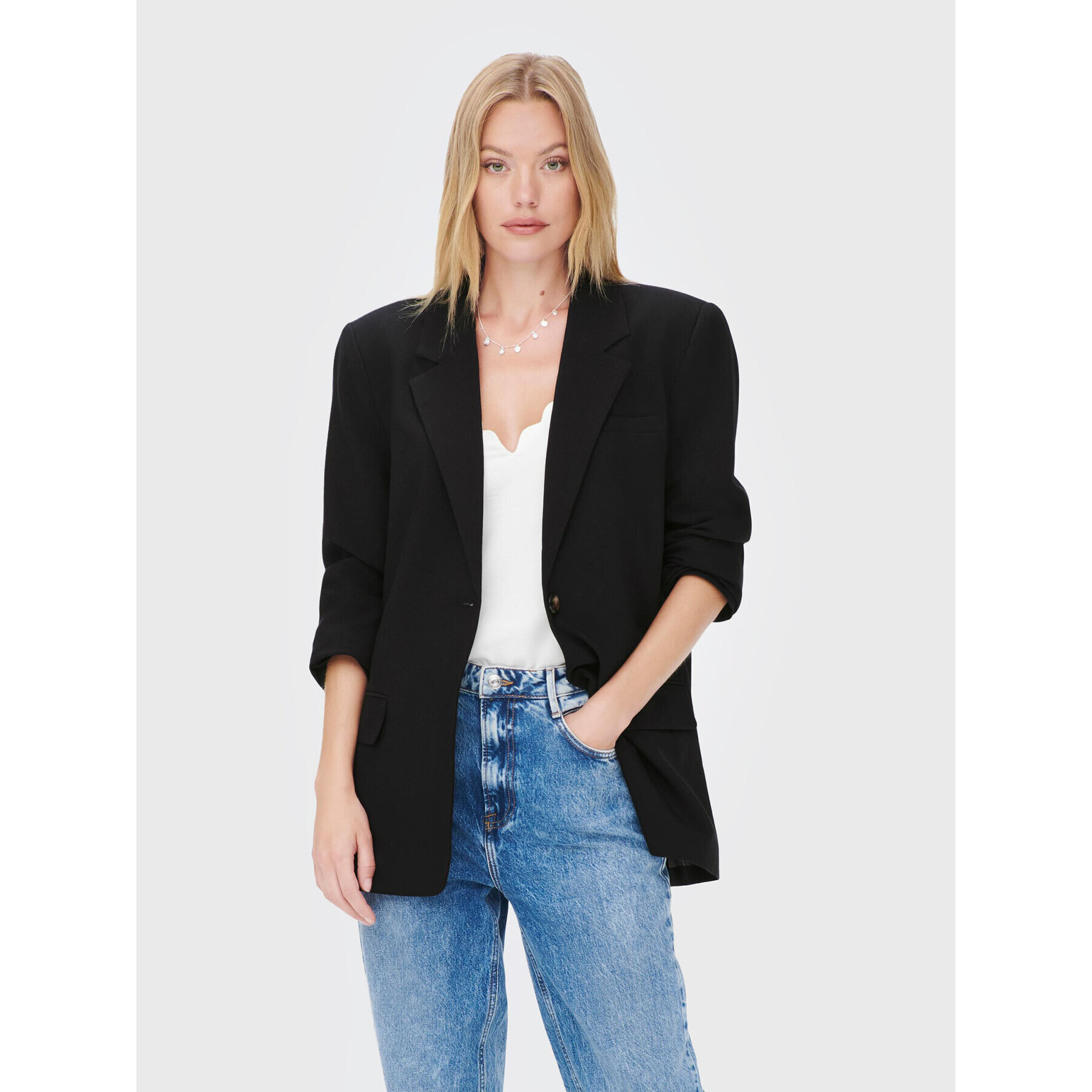 ONLY Сако Milian 15264609 Черен Regular Fit - Pepit.bg