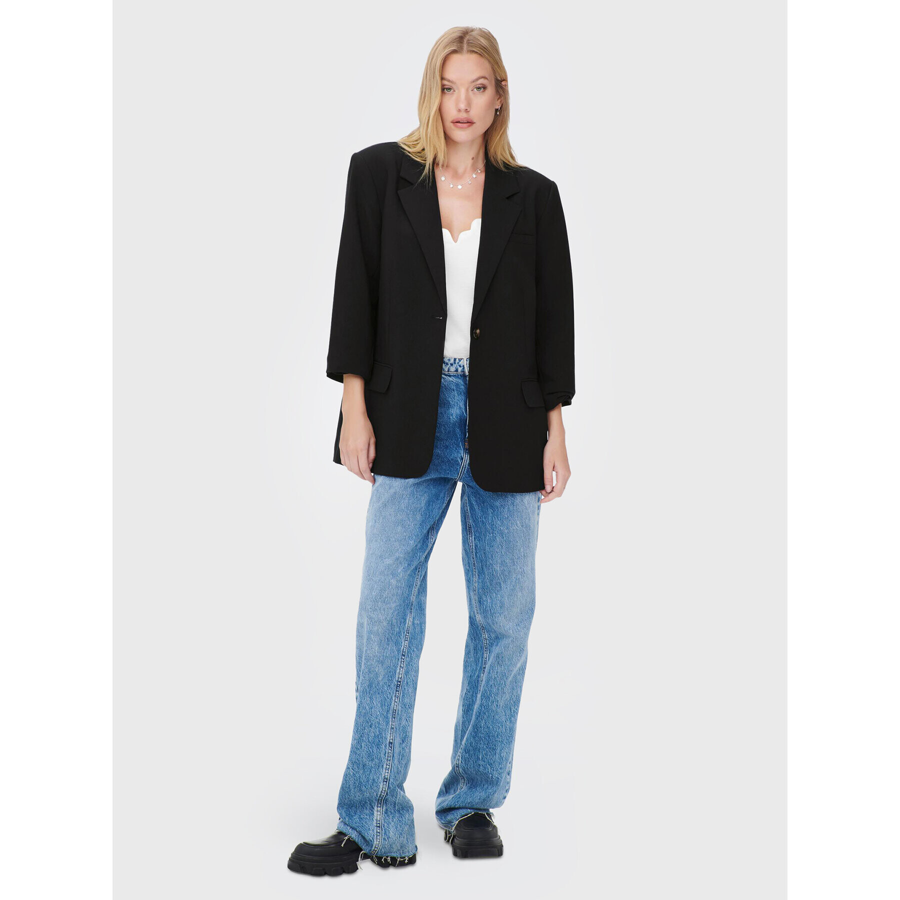 ONLY Сако Milian 15264609 Черен Regular Fit - Pepit.bg