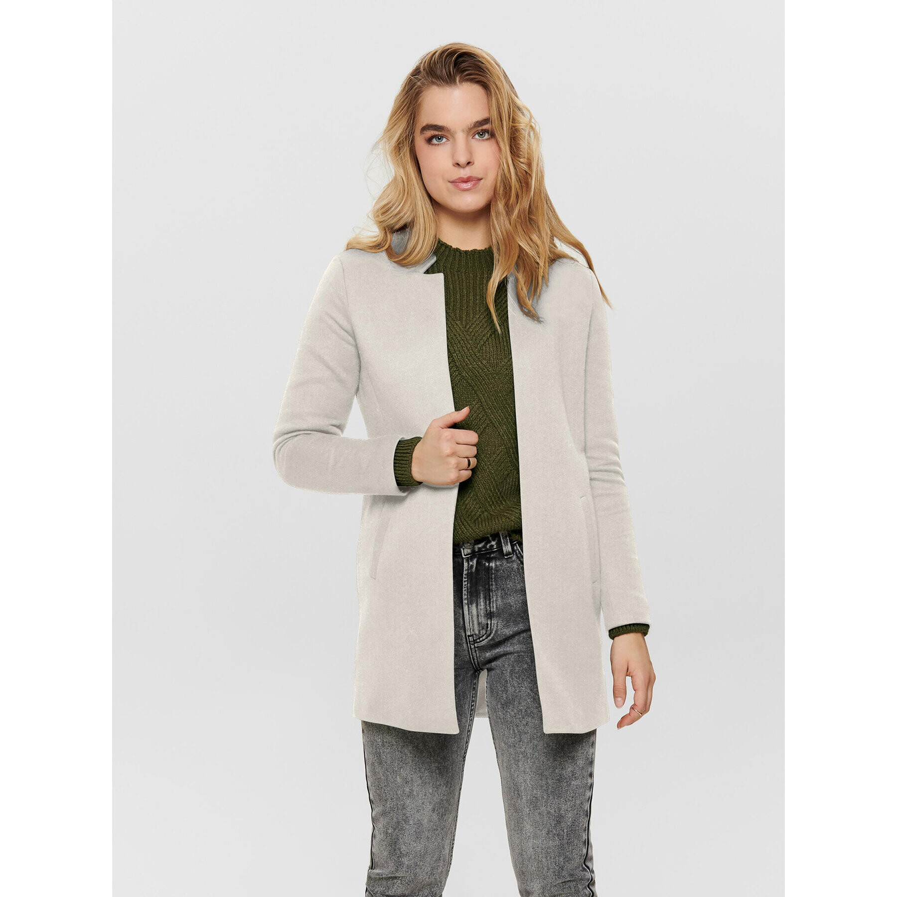ONLY Сако Soho 15149366 Екрю Regular Fit - Pepit.bg