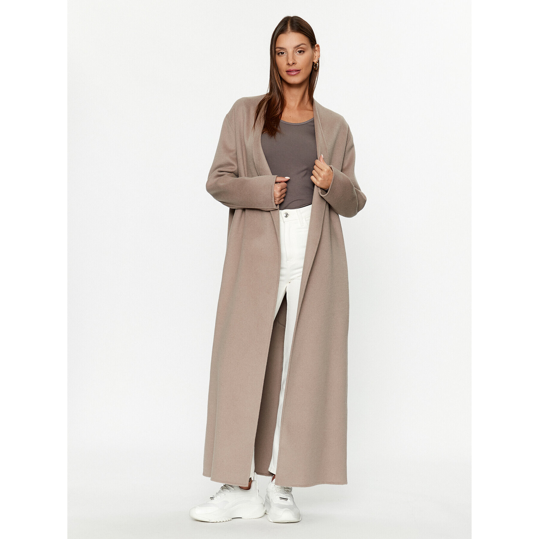 ONLY Блуза 15204712 Сив Stretch Fit - Pepit.bg