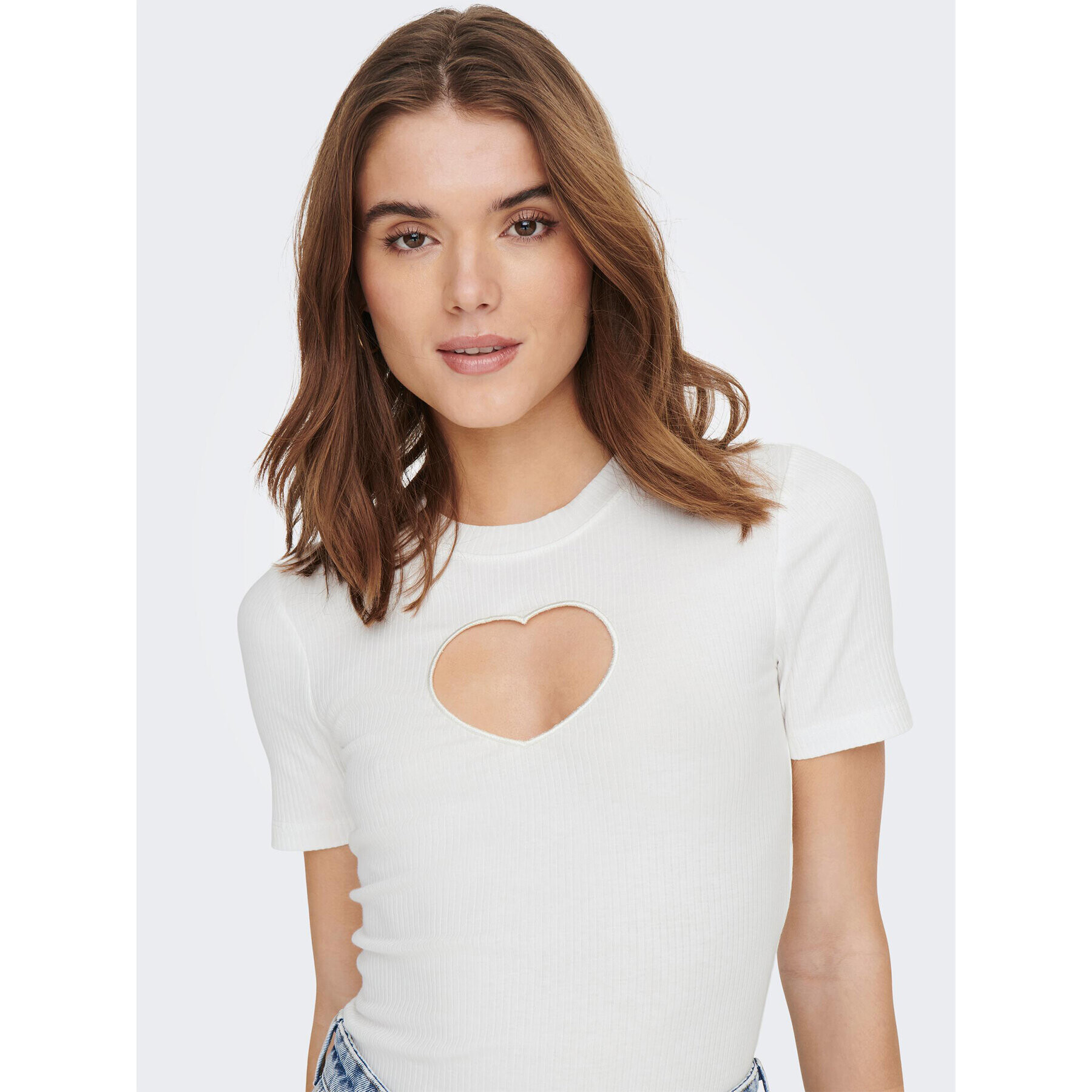 ONLY Блуза 15289918 Бял Regular Fit - Pepit.bg