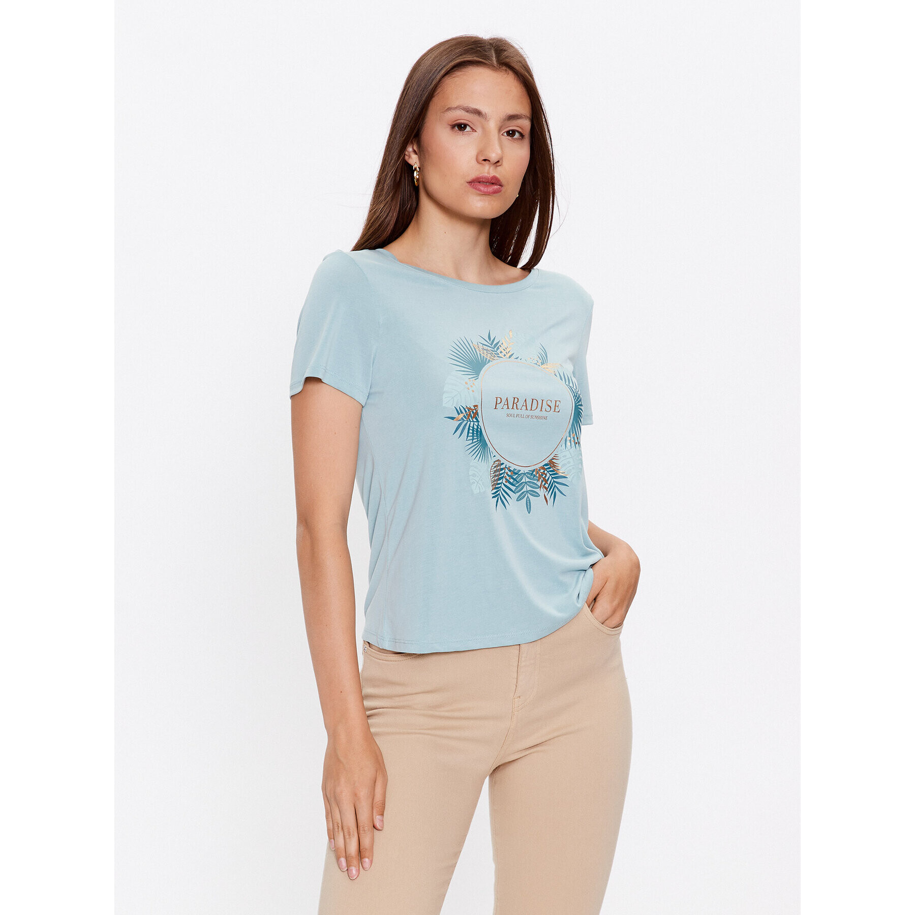ONLY Блуза 15296948 Син Regular Fit - Pepit.bg
